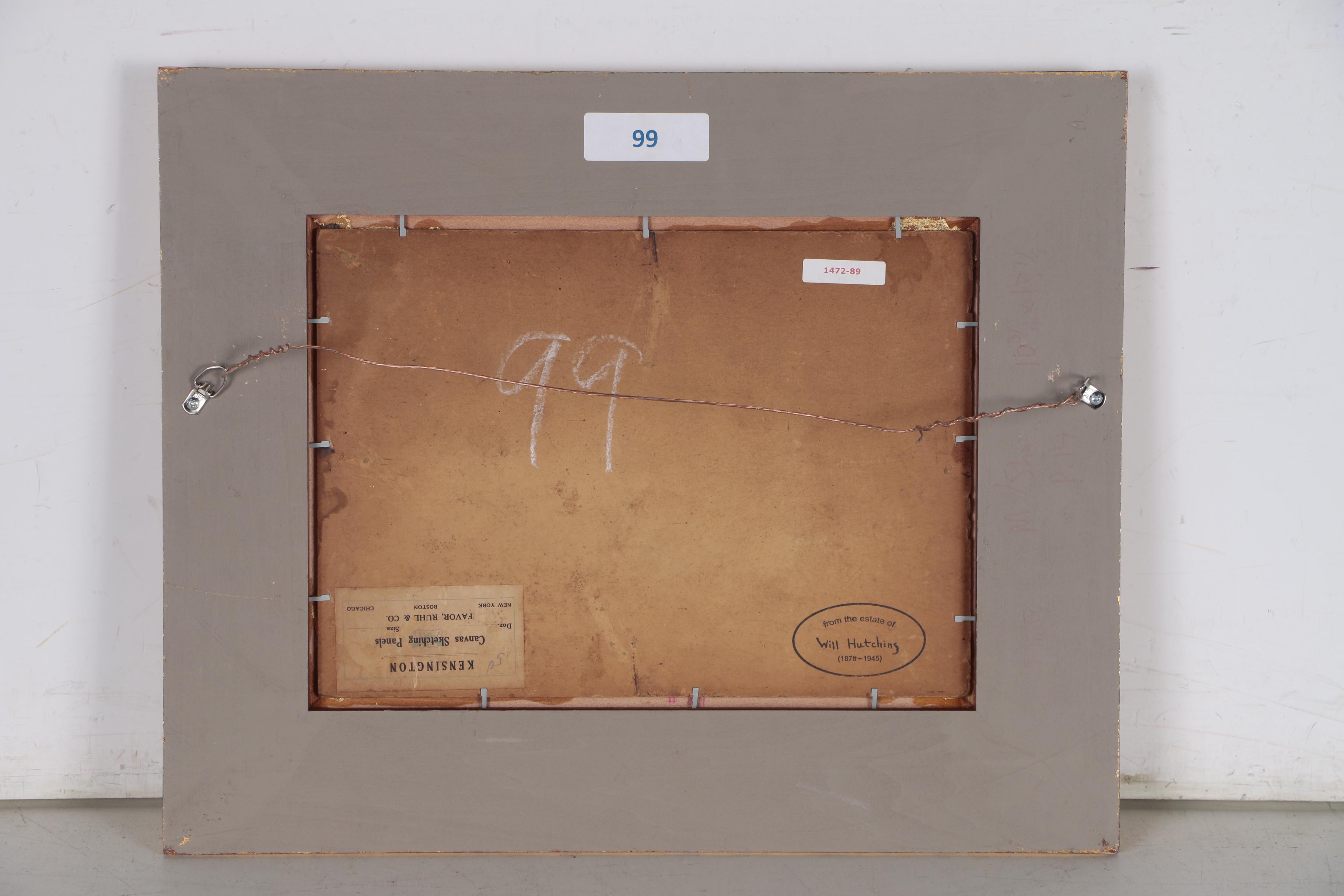 Will Hutchins Oil Painting of Lakeside View