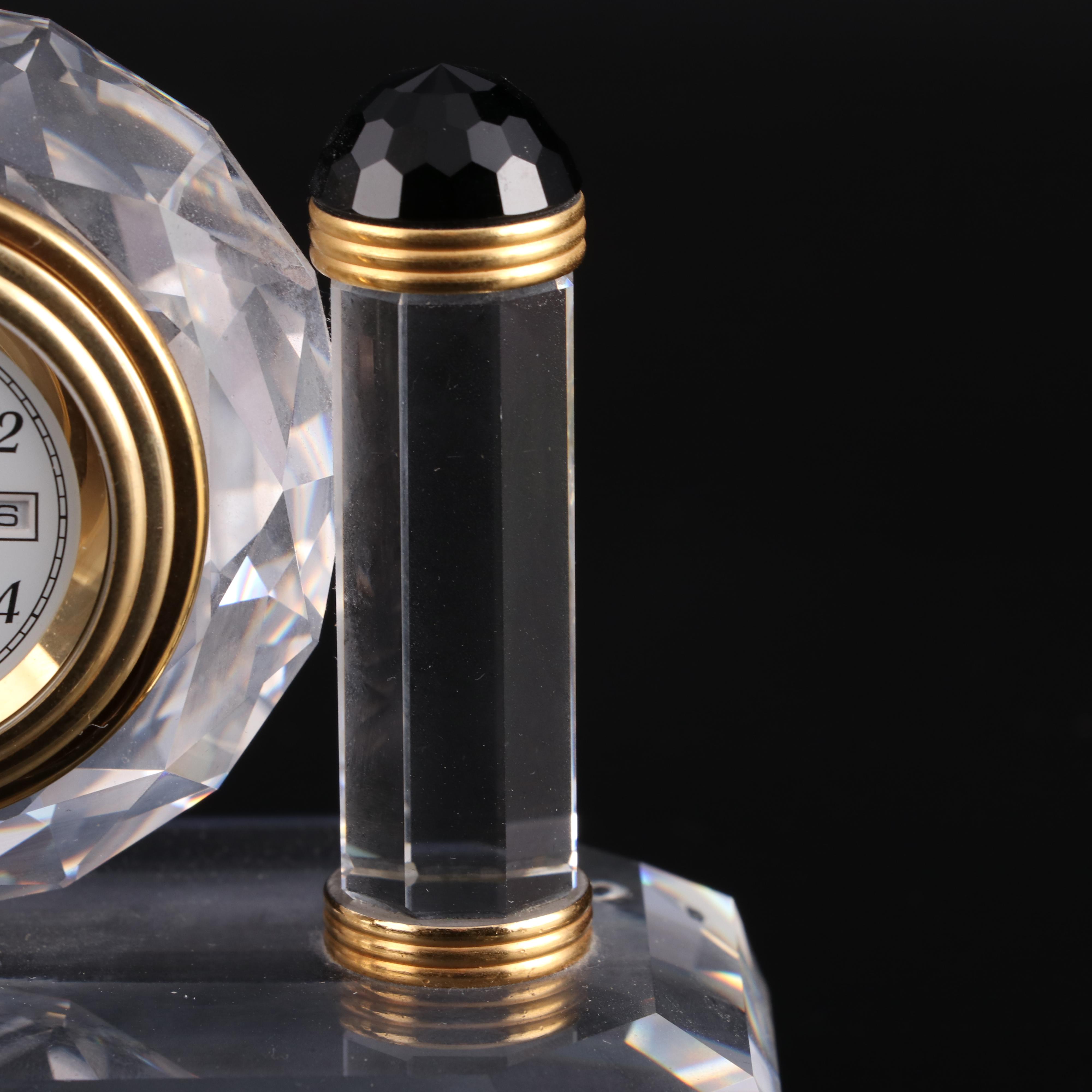 Swarovski "Belle Epoque" Crystal Desk Clock