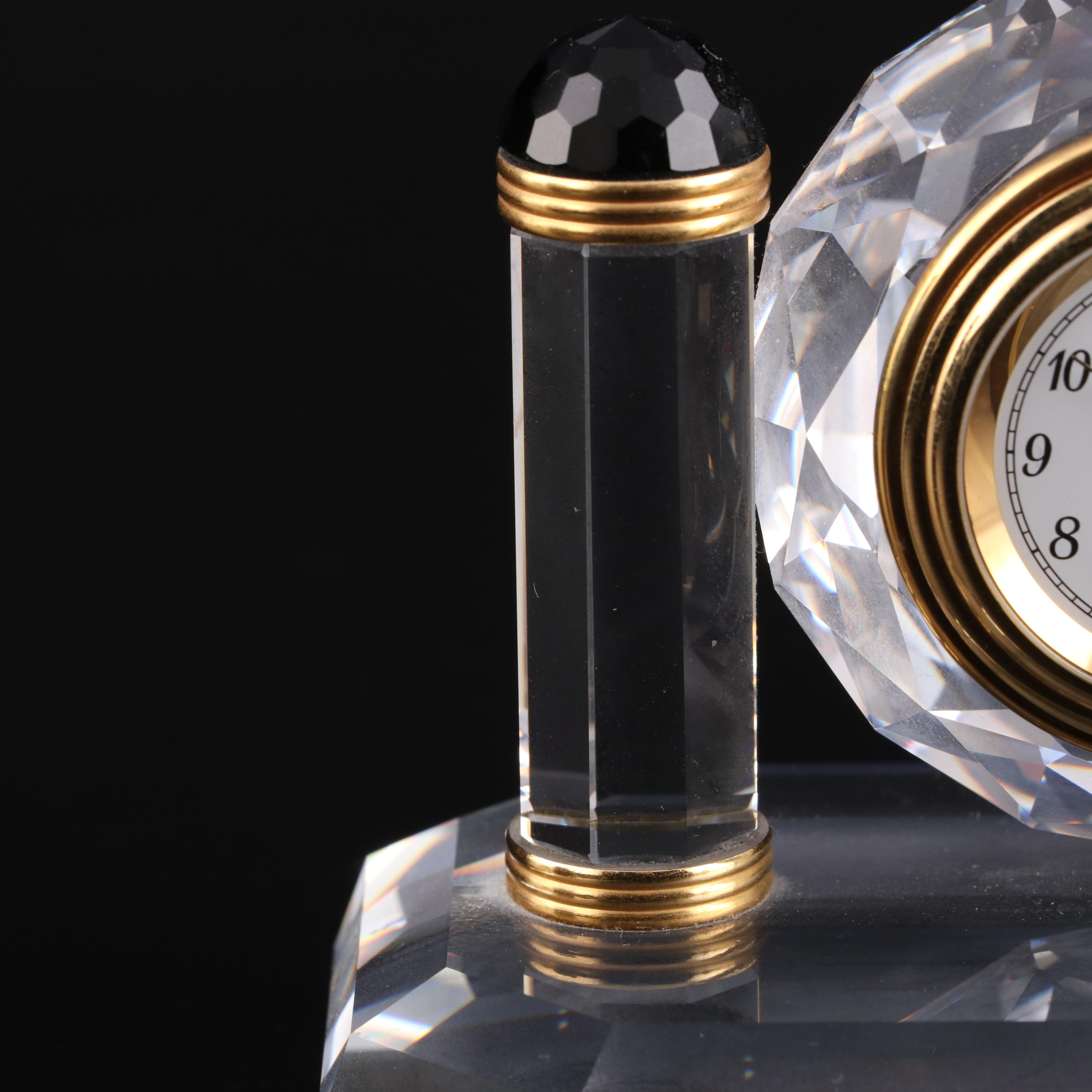 Swarovski "Belle Epoque" Crystal Desk Clock