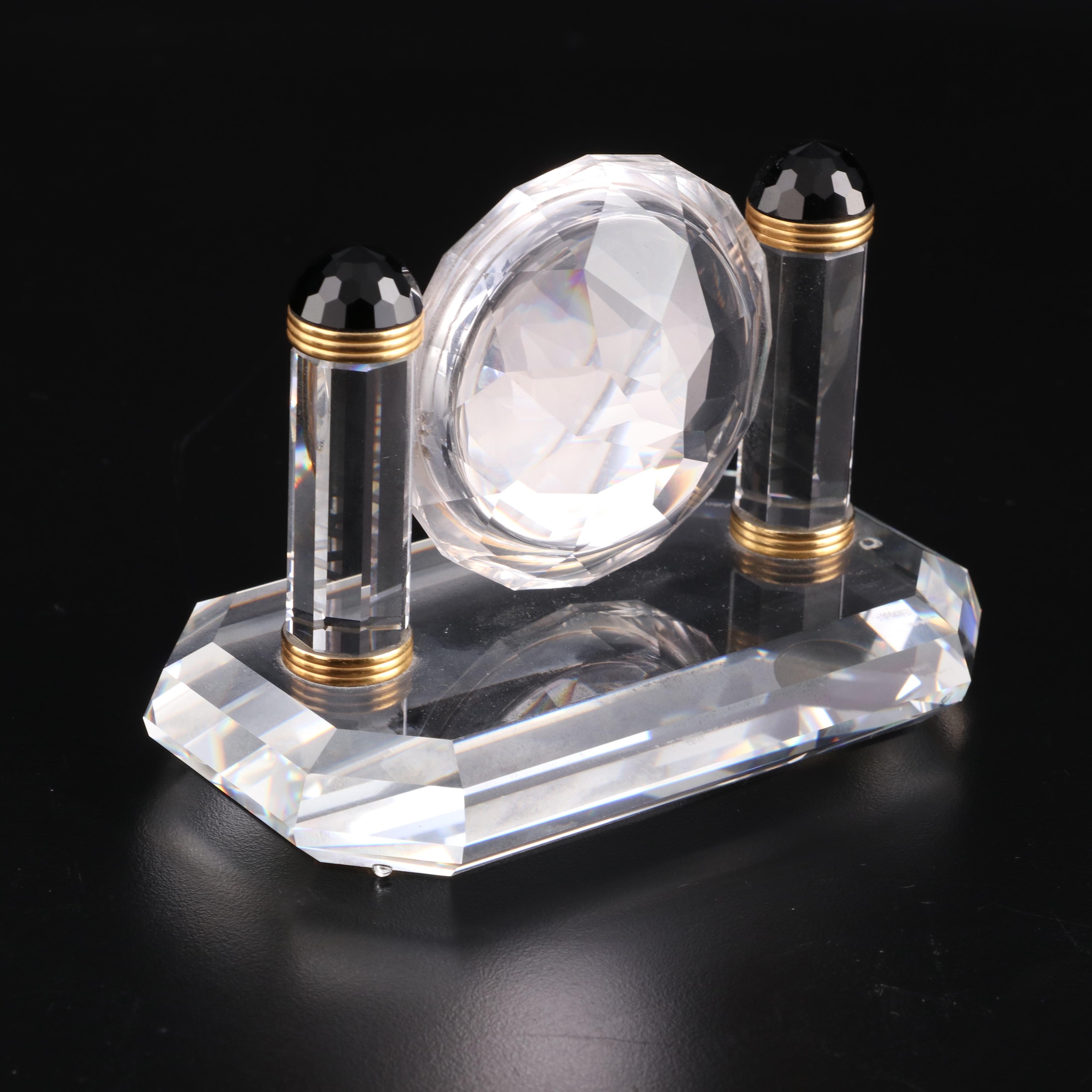 Swarovski "Belle Epoque" Crystal Desk Clock