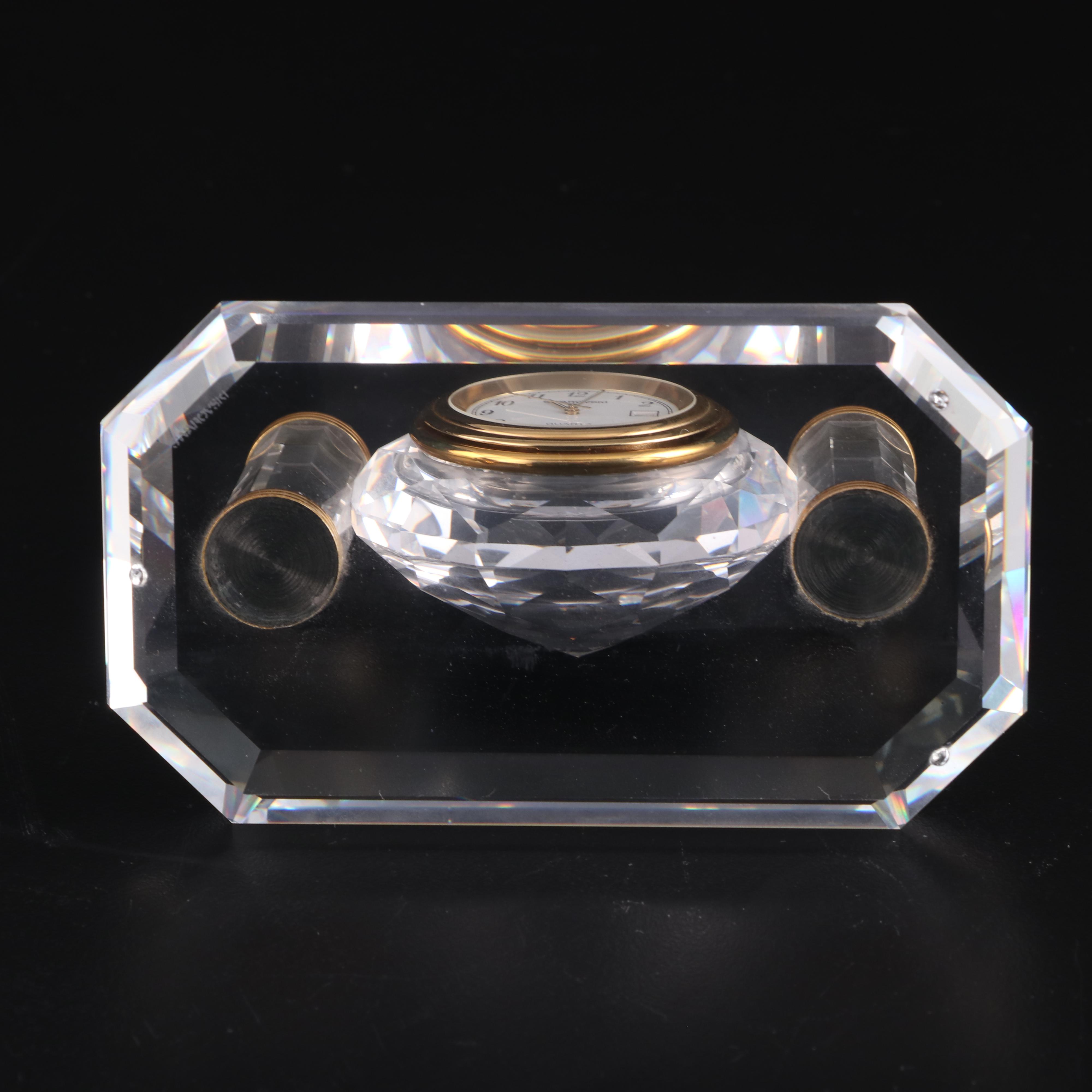 Swarovski "Belle Epoque" Crystal Desk Clock