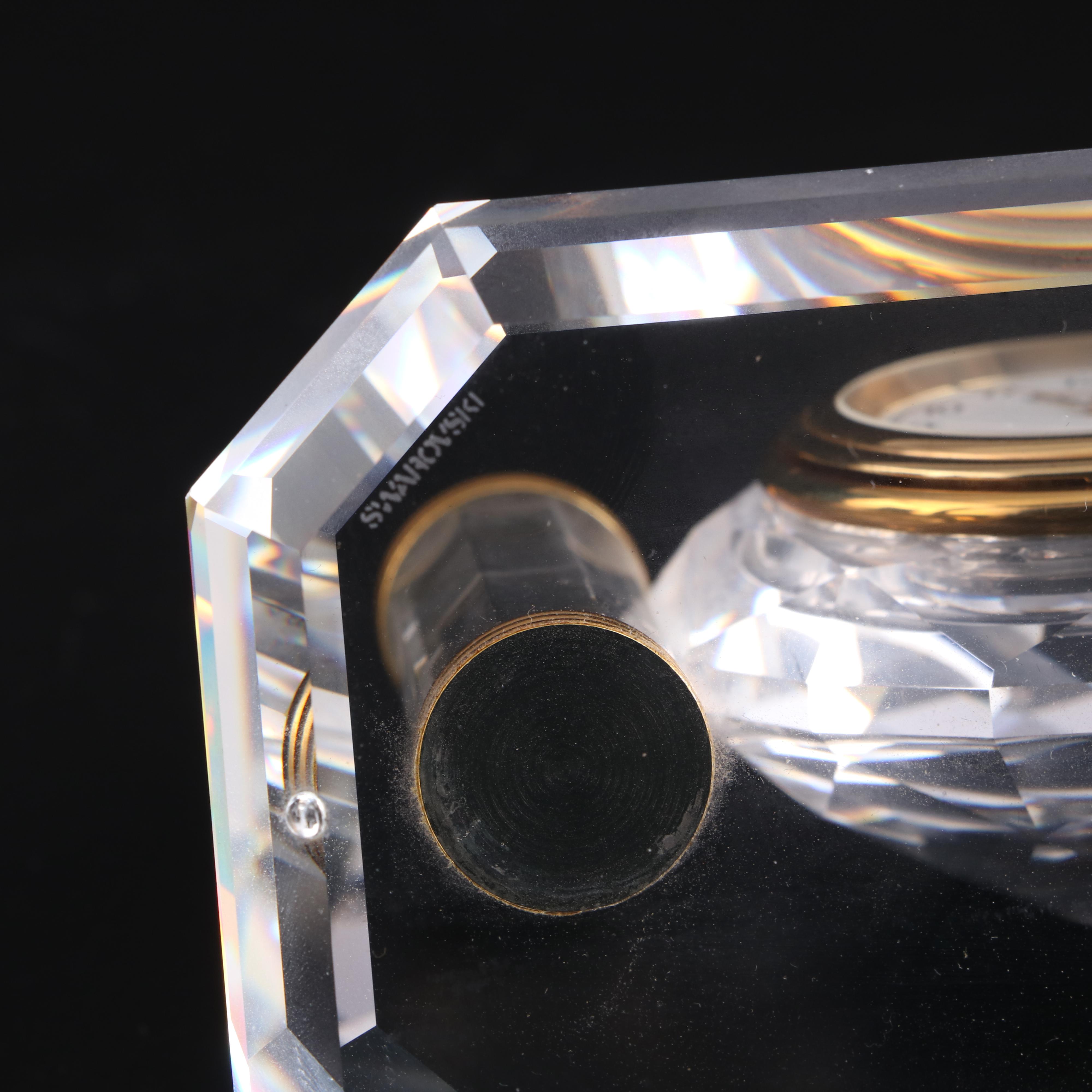 Swarovski "Belle Epoque" Crystal Desk Clock