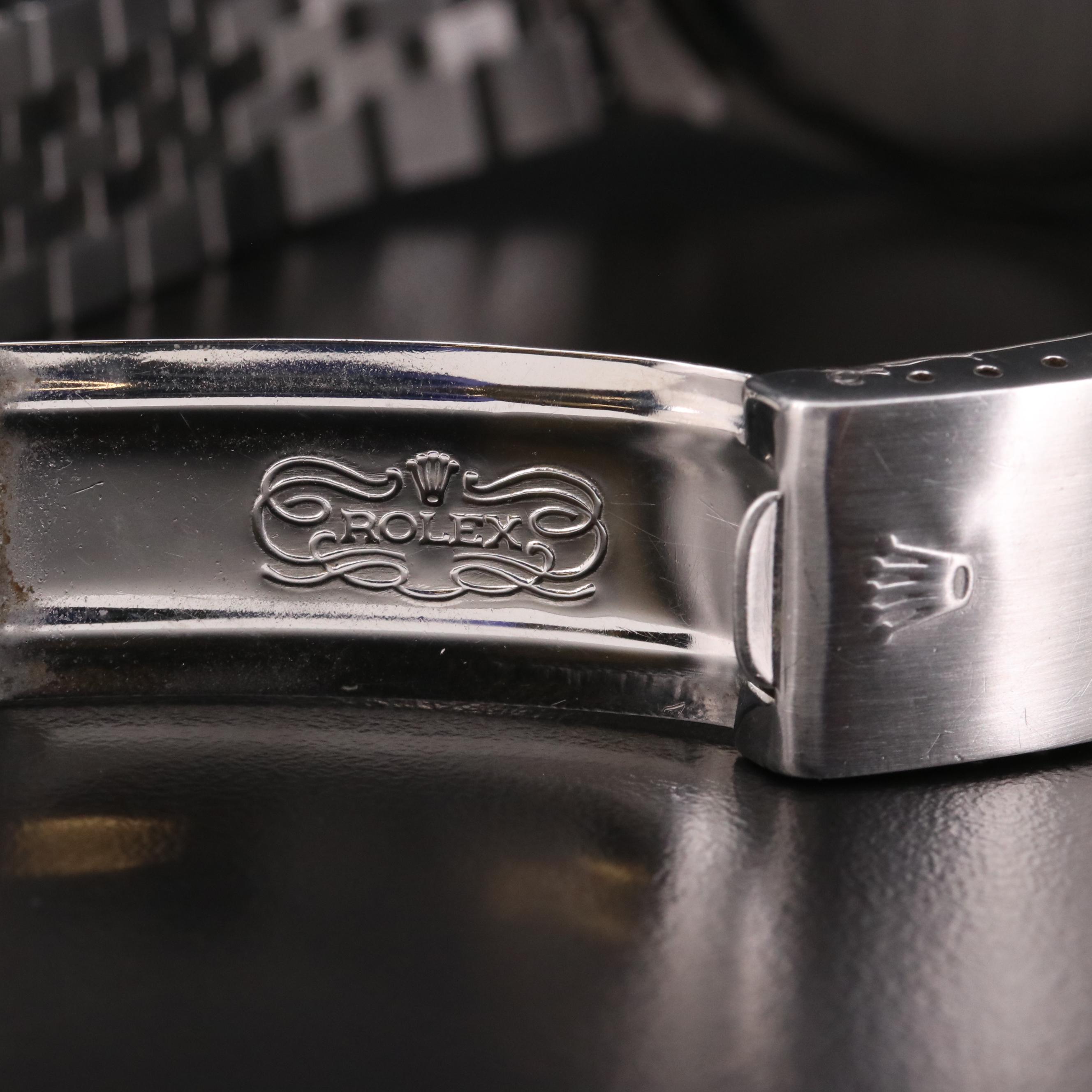 1979 Rolex Datejust 14K Gold, Stainless Steel and Diamond Bezel Watch