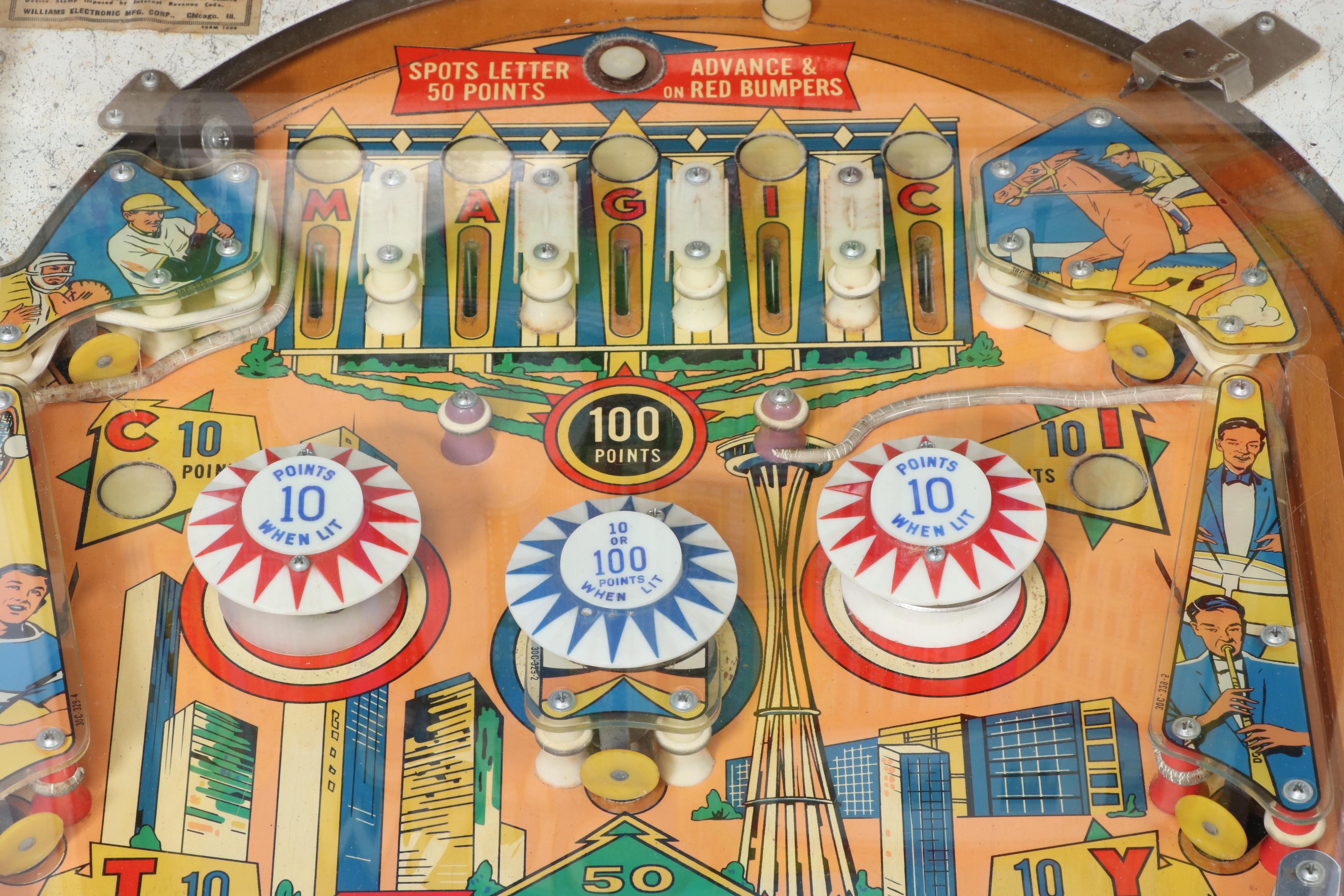 Williams "Magic City" Pinball Machine