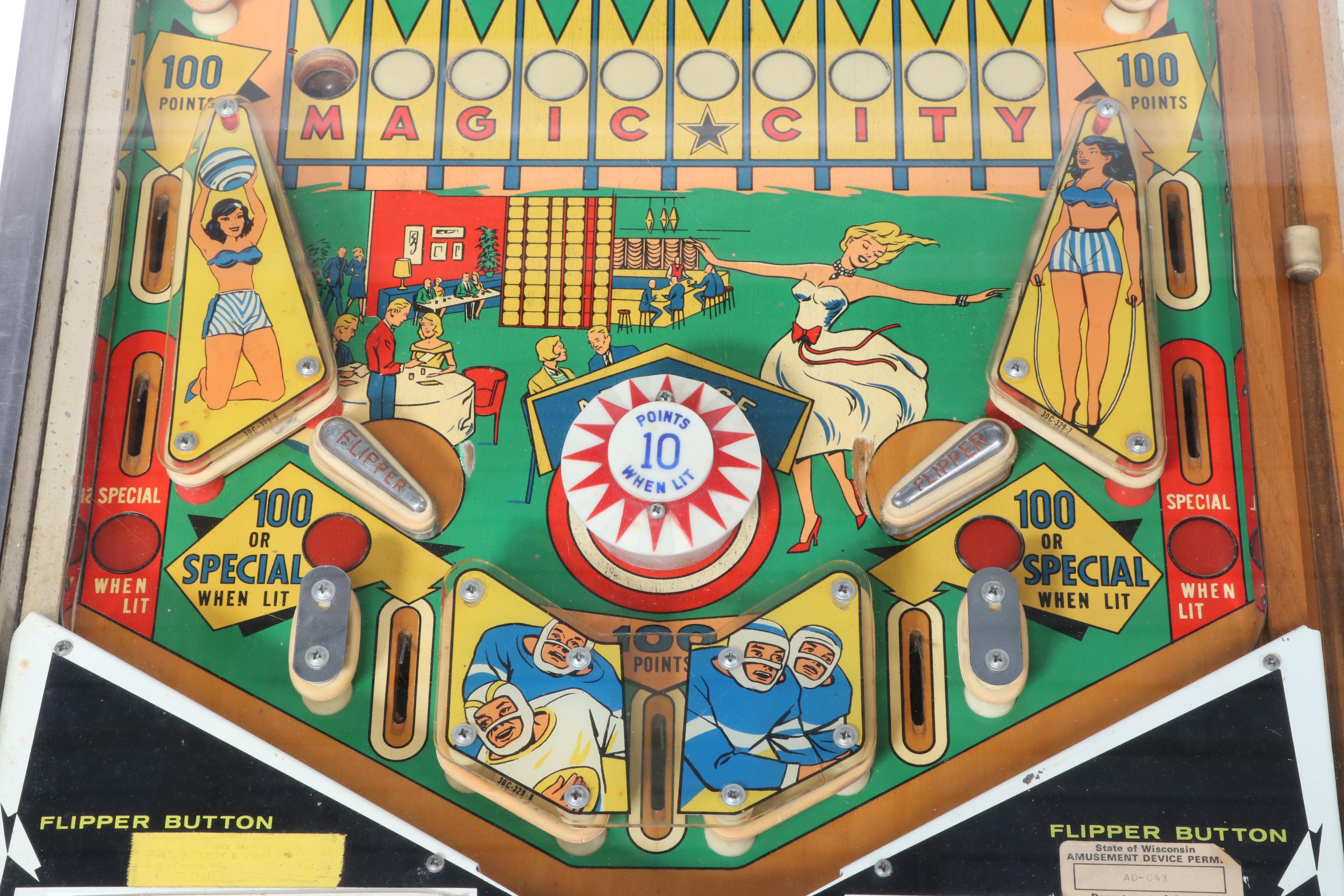 Williams "Magic City" Pinball Machine