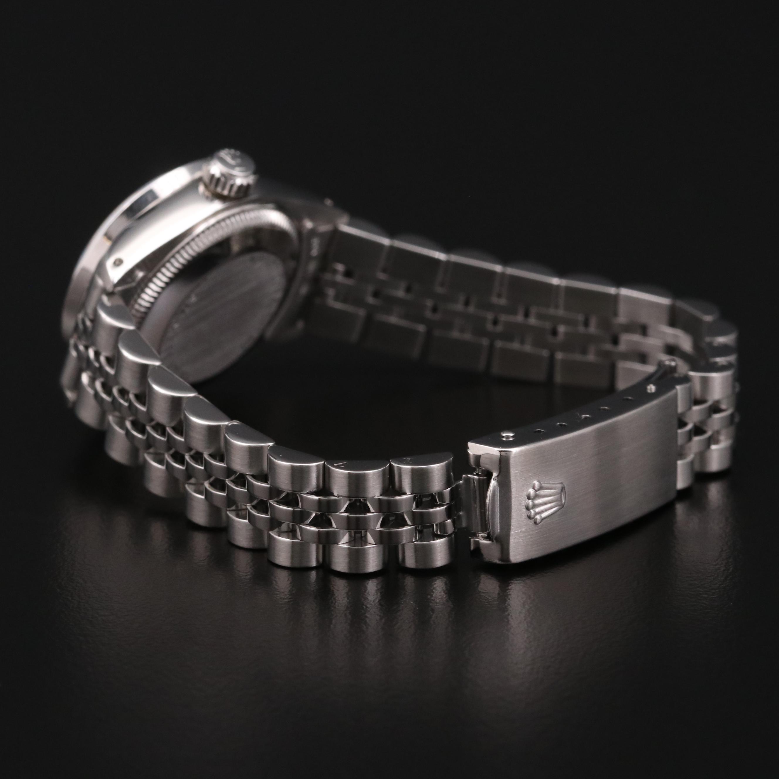 1978 Rolex Datejust Diamond Bezel and Dial 14K Gold and Stainless Steel Watch