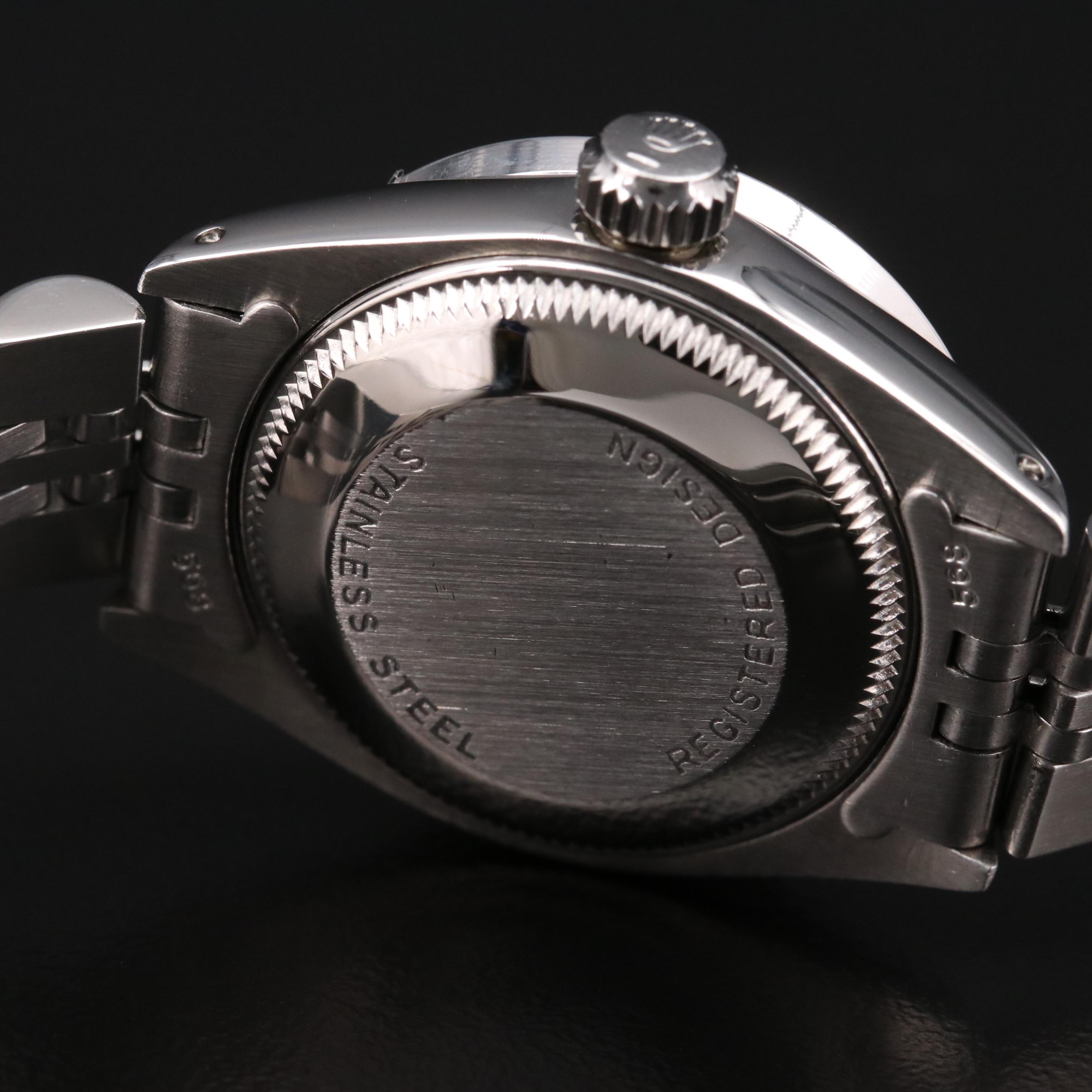 1978 Rolex Datejust Diamond Bezel and Dial 14K Gold and Stainless Steel Watch