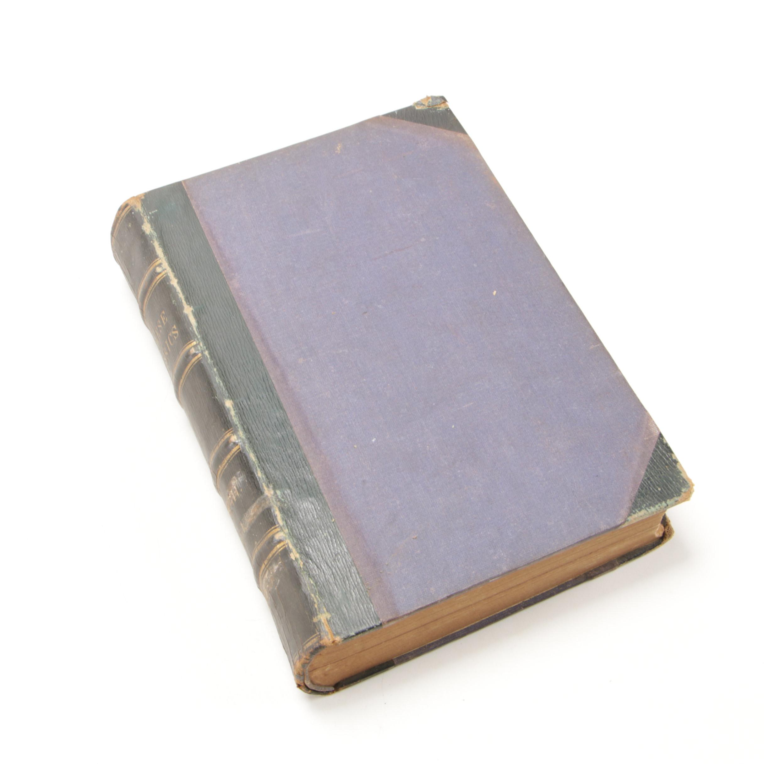 1865 First Edition "The Chinese Classics" by James Legg, Volume III, Parts I-II