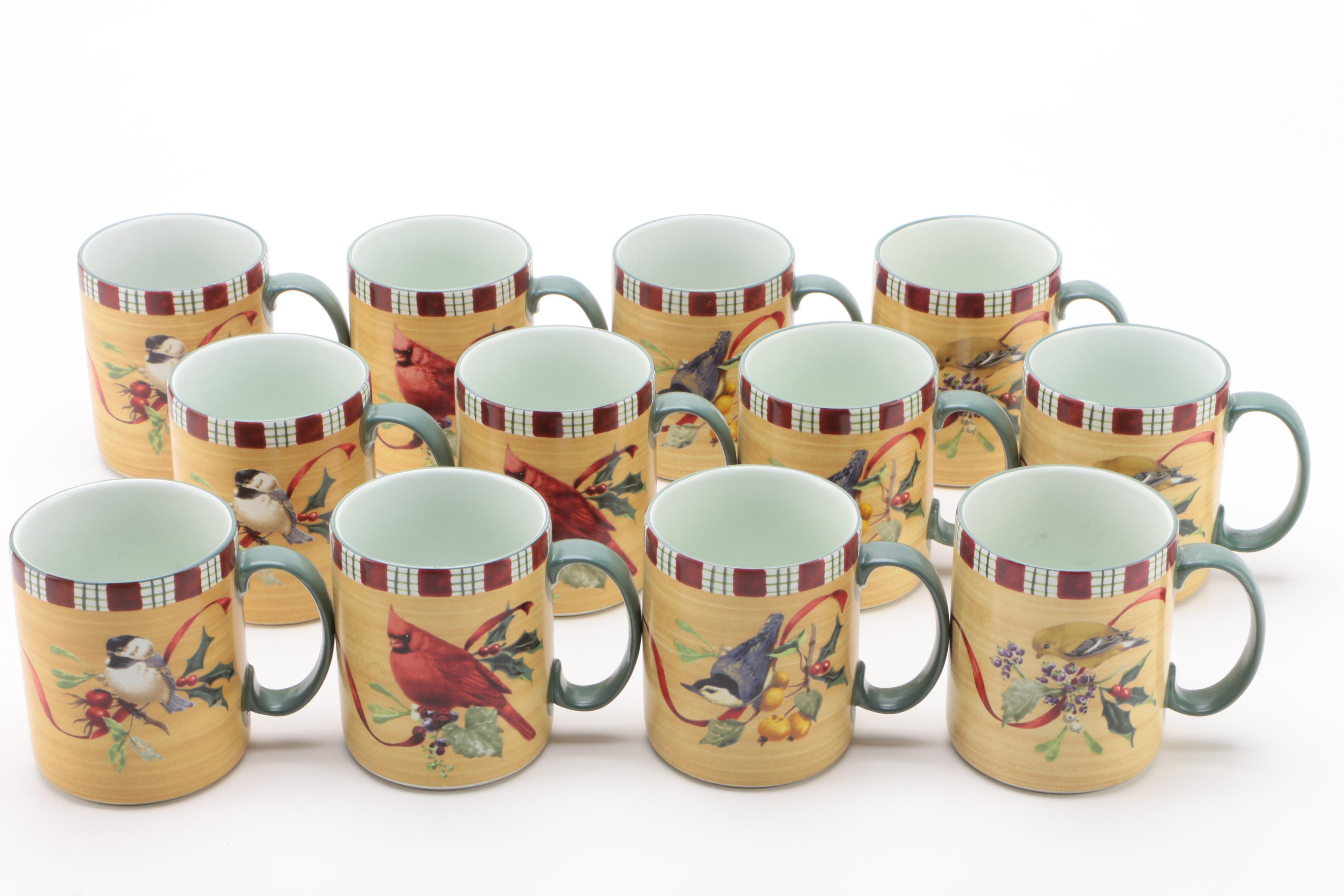 Lenox "Winter Greetings Everyday" Ceramic Dinnerware and Cookie Jar