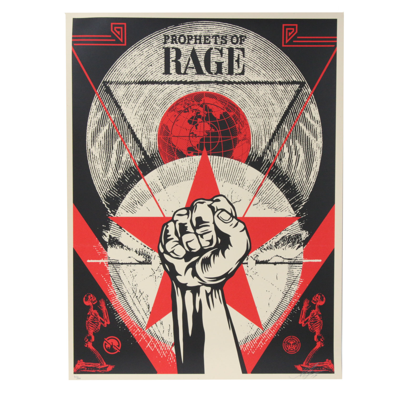 Shepard Fairey Serigraph "Prophets of Rage"