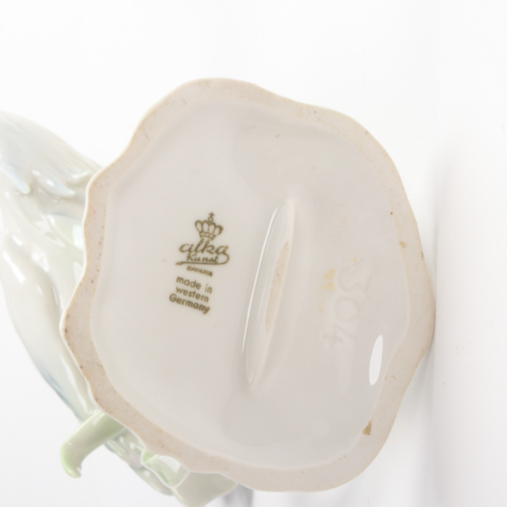 Kaiser Porcelain Heron Figurine, Mid-20th Century