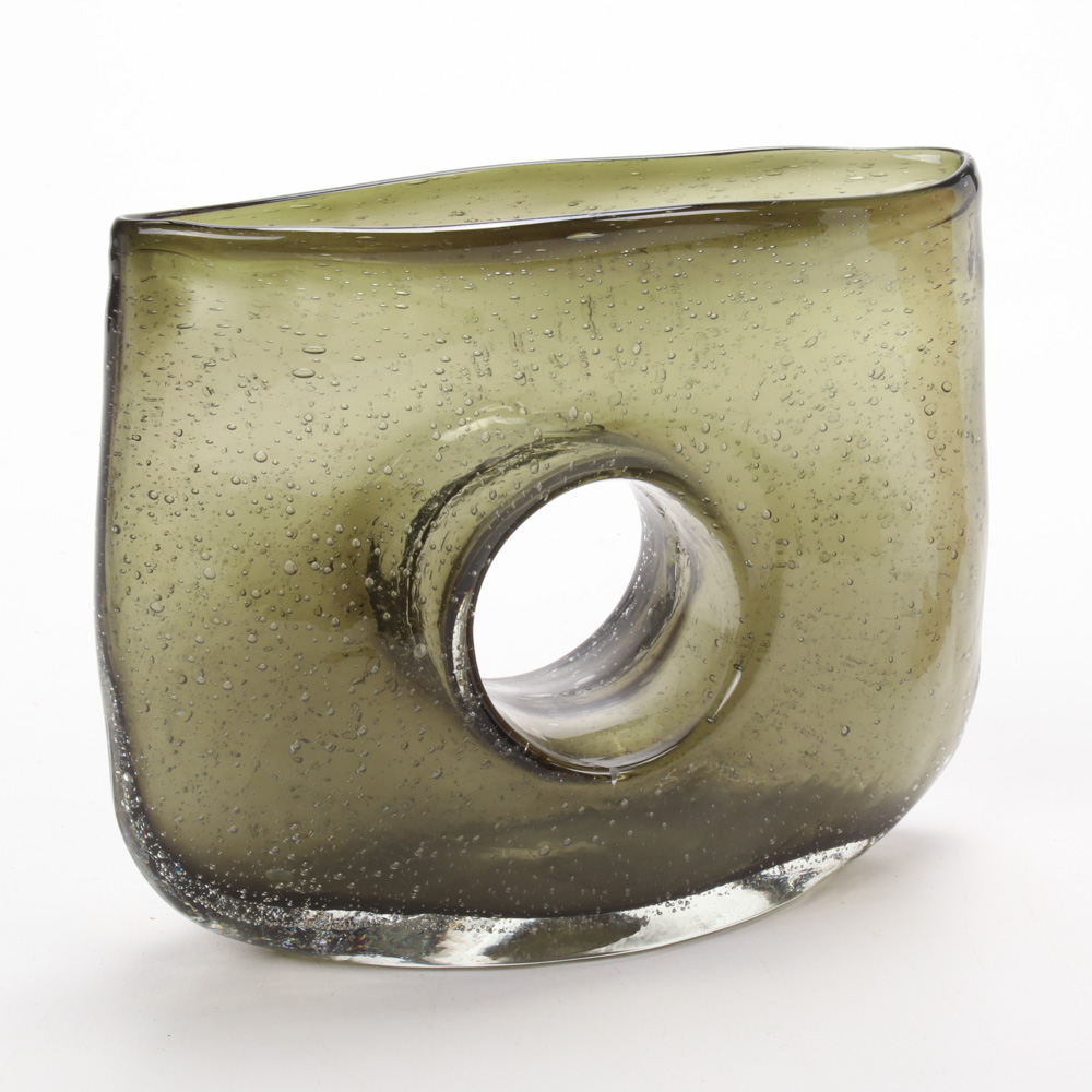 Modernist Style Art Glass Vases and Bowl