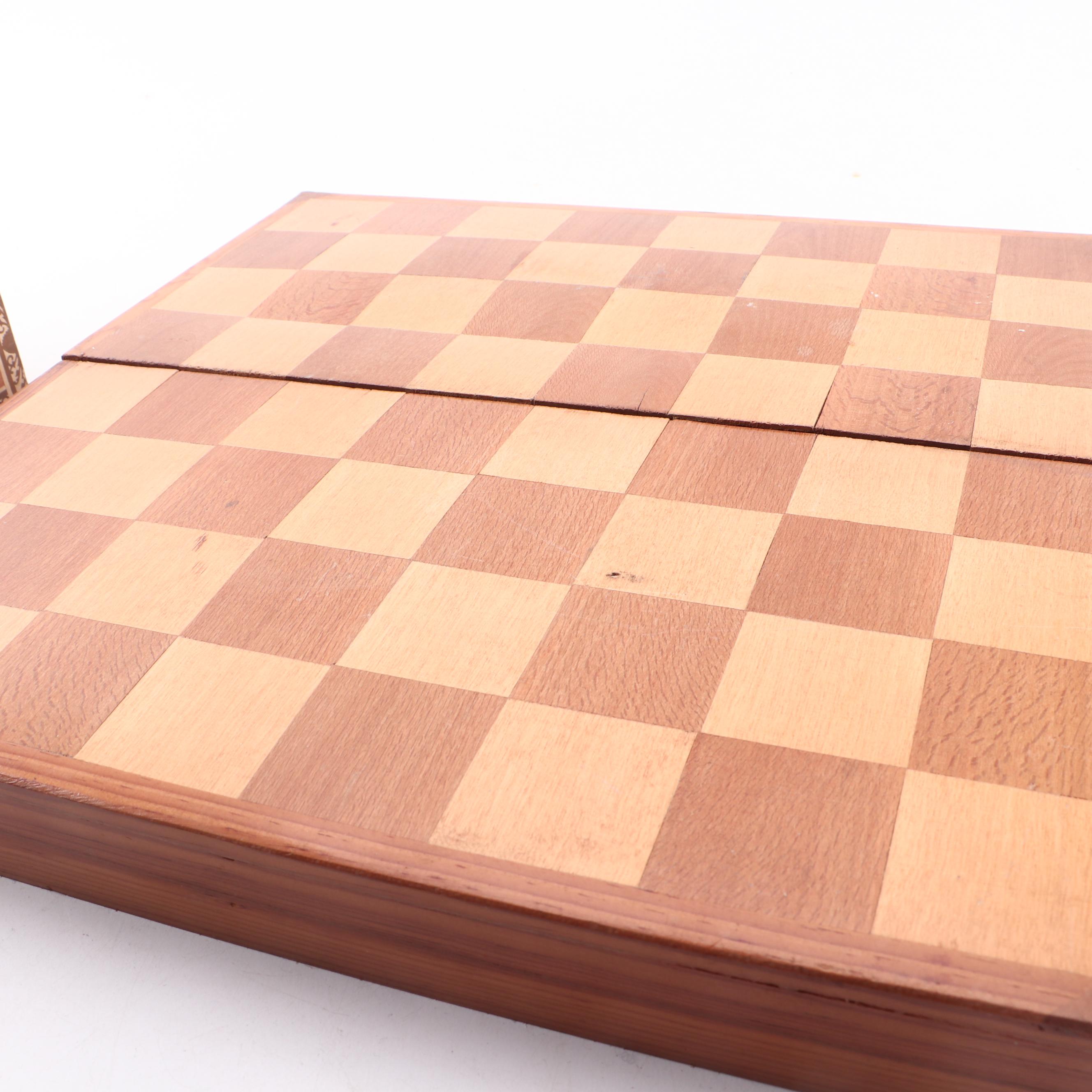 Medieval Inspired Chess Set, Mid-Late 20th Century