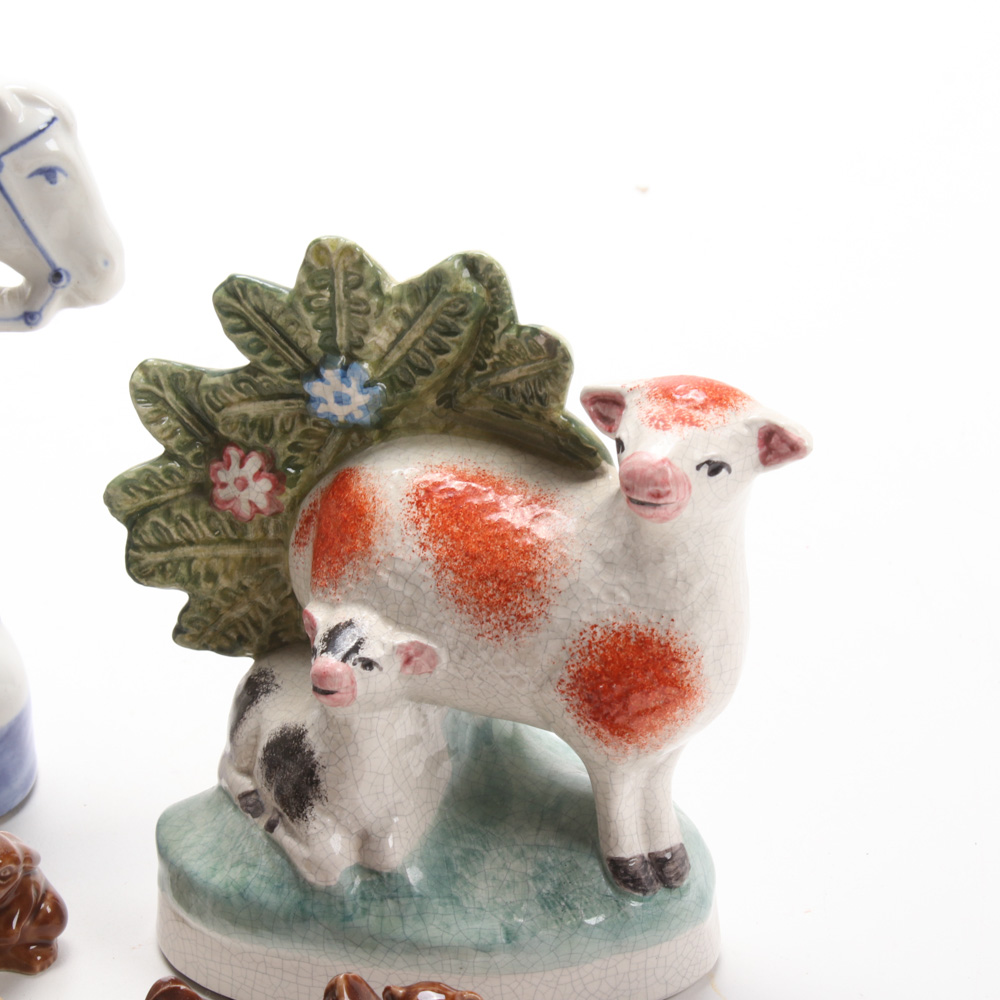 Staffordshire, Wade and Other European Porcelain Figurines