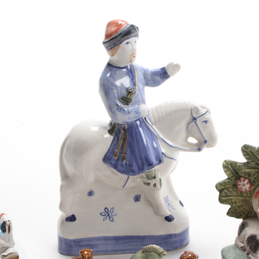 Staffordshire, Wade and Other European Porcelain Figurines