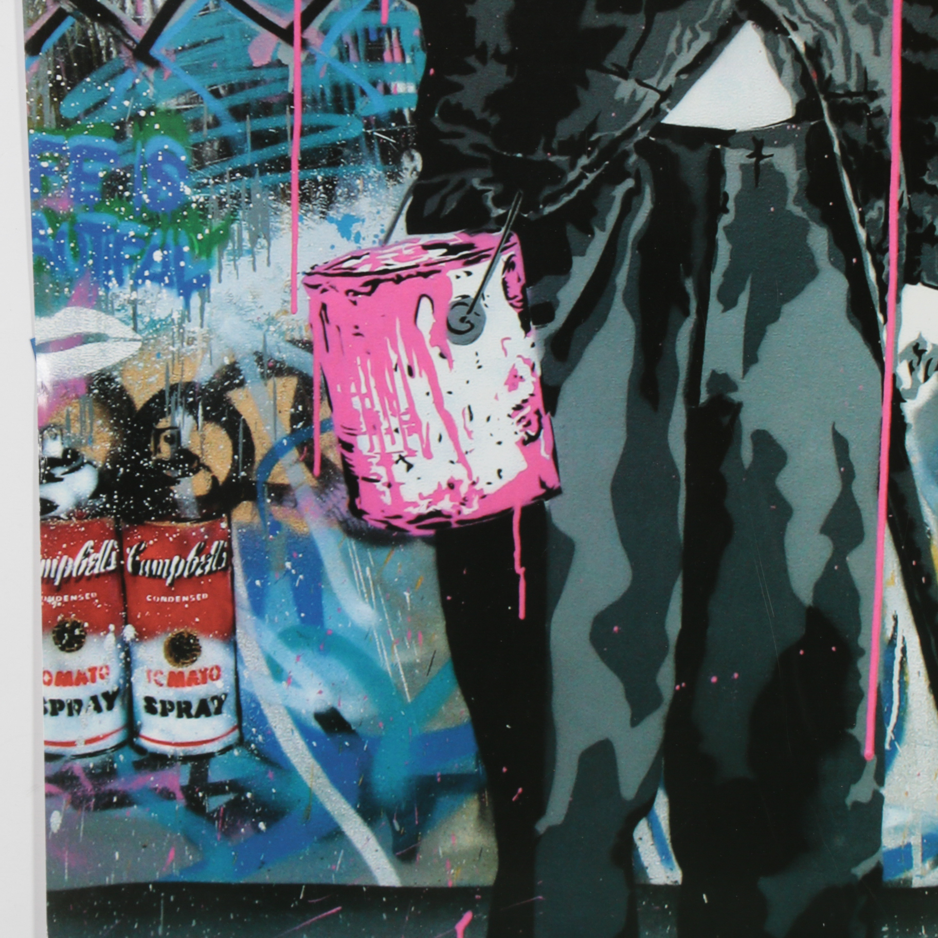 Offset Poster Print after Mr. Brainwash "Charlie Chaplin New York"