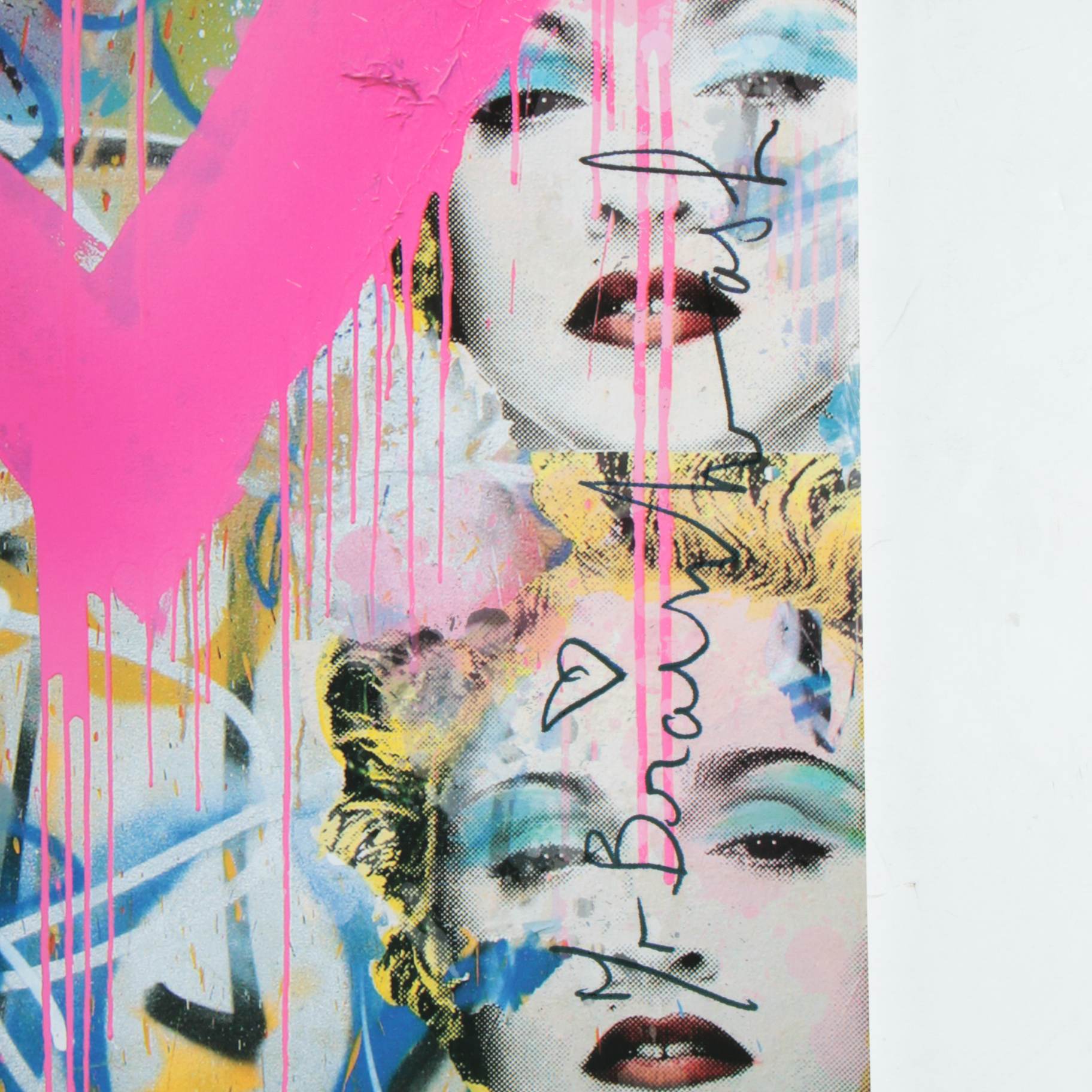 Offset Poster Print after Mr. Brainwash "Charlie Chaplin New York"