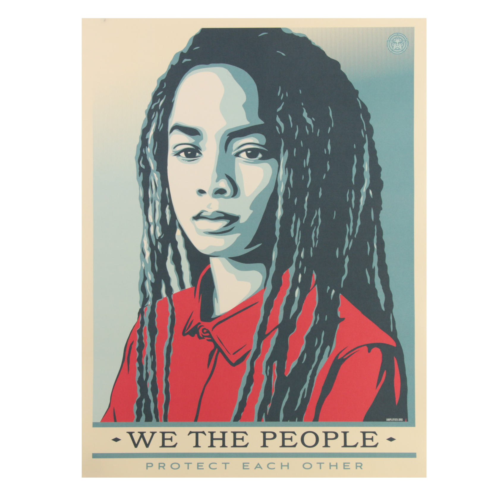 Shepard Fairey Offset Print "We the People: Protect Each Other"