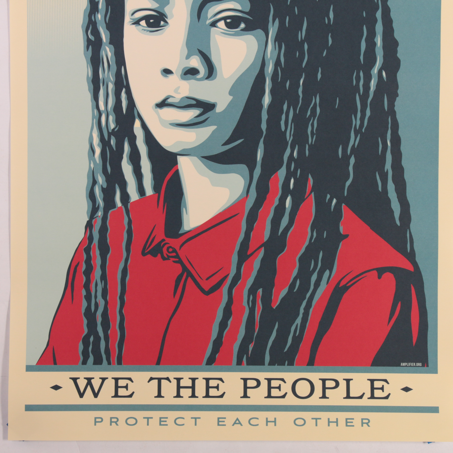 Shepard Fairey Offset Print "We the People: Protect Each Other"