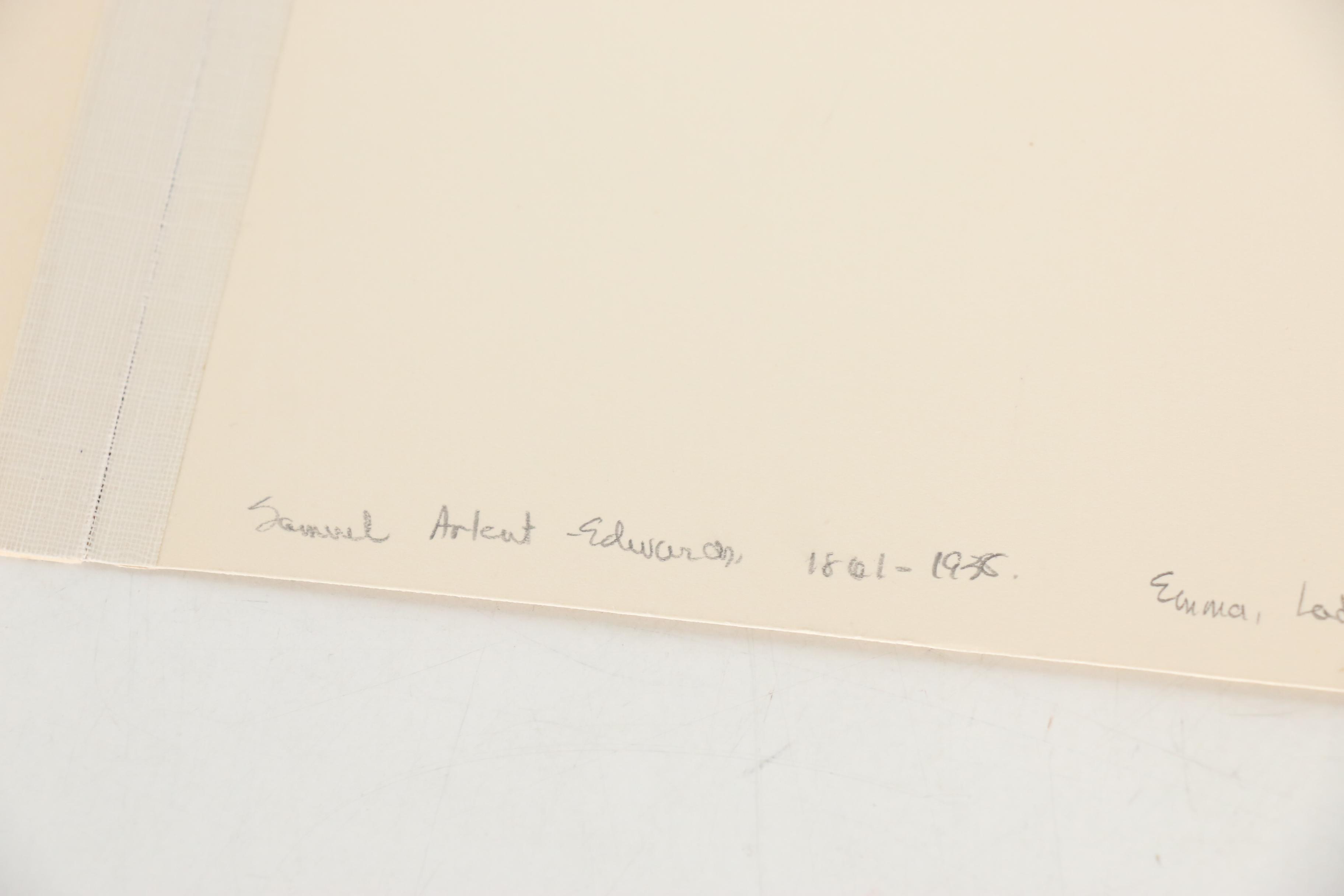 Samuel Arlent Edwards Mezzotint after George Romney "Emma, Lady Hamilton", 1902