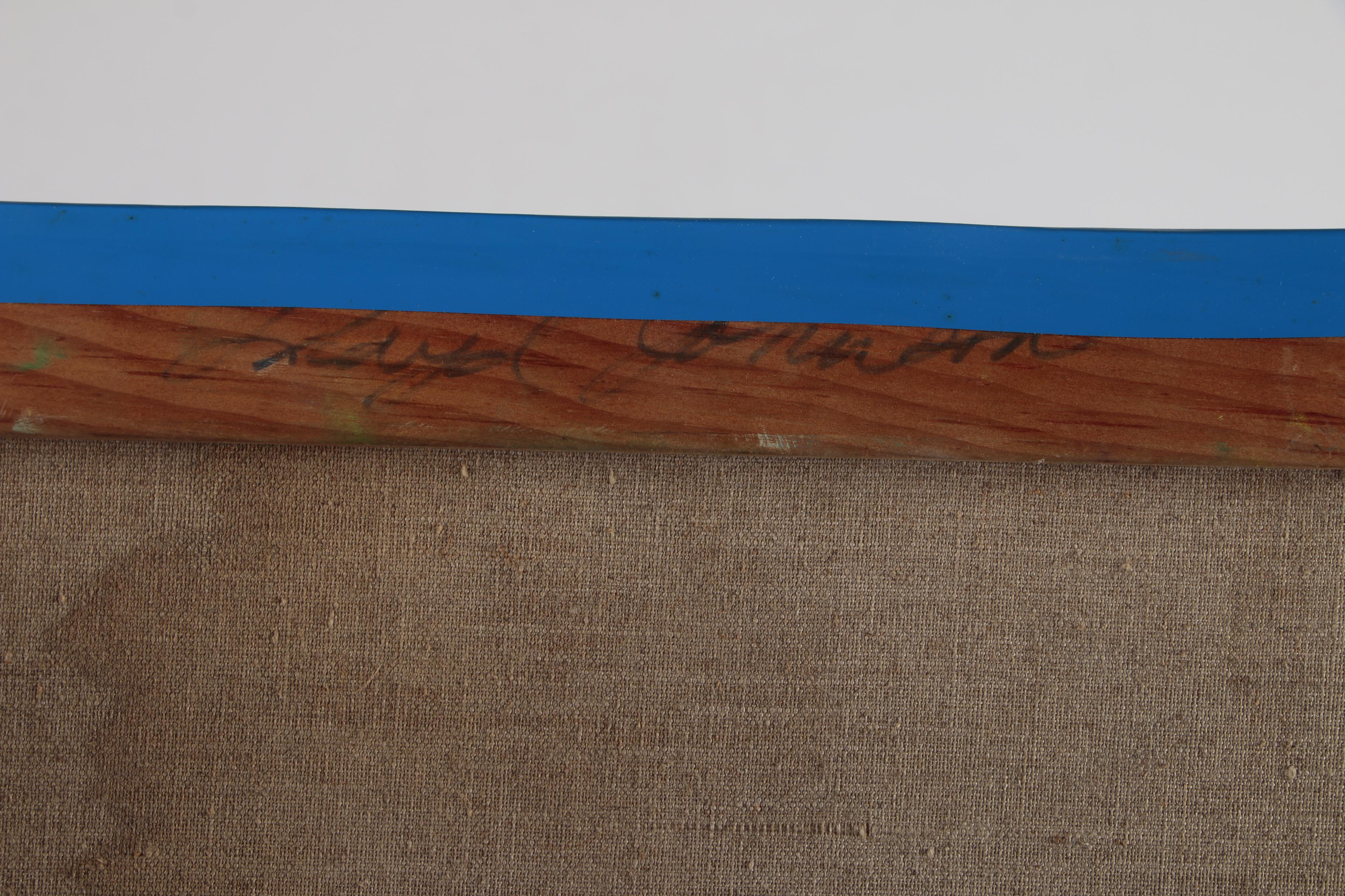 Lloyd Johnson Abstract Oil Painting of Parisian Landmarks