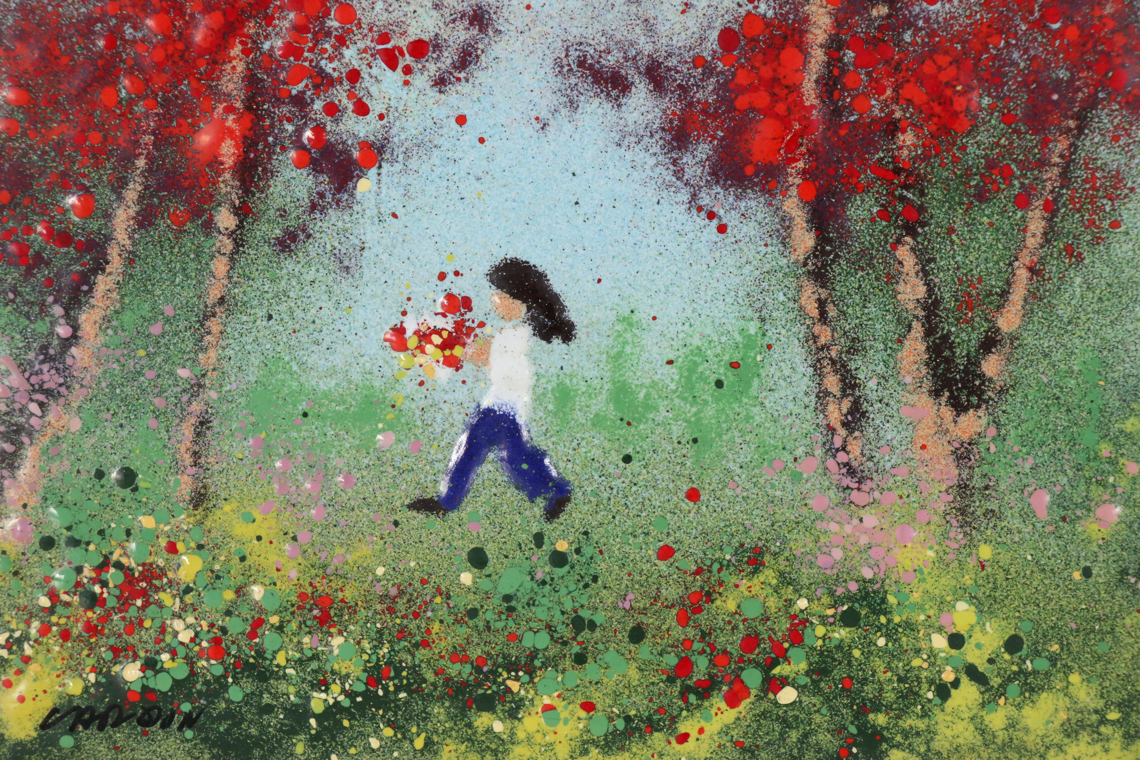 Louis Cardin Enamel Paintings and More