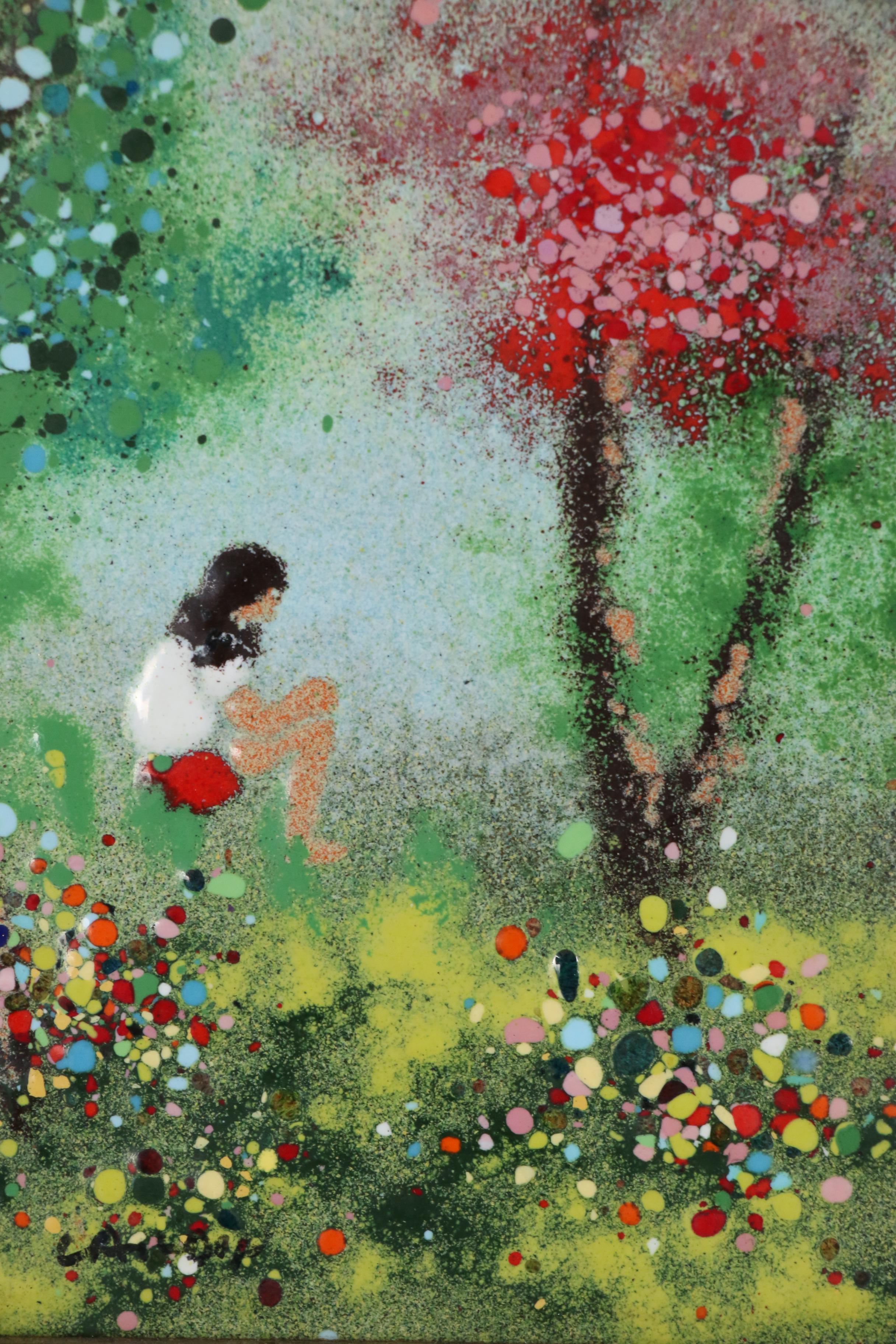 Louis Cardin Enamel Paintings and More