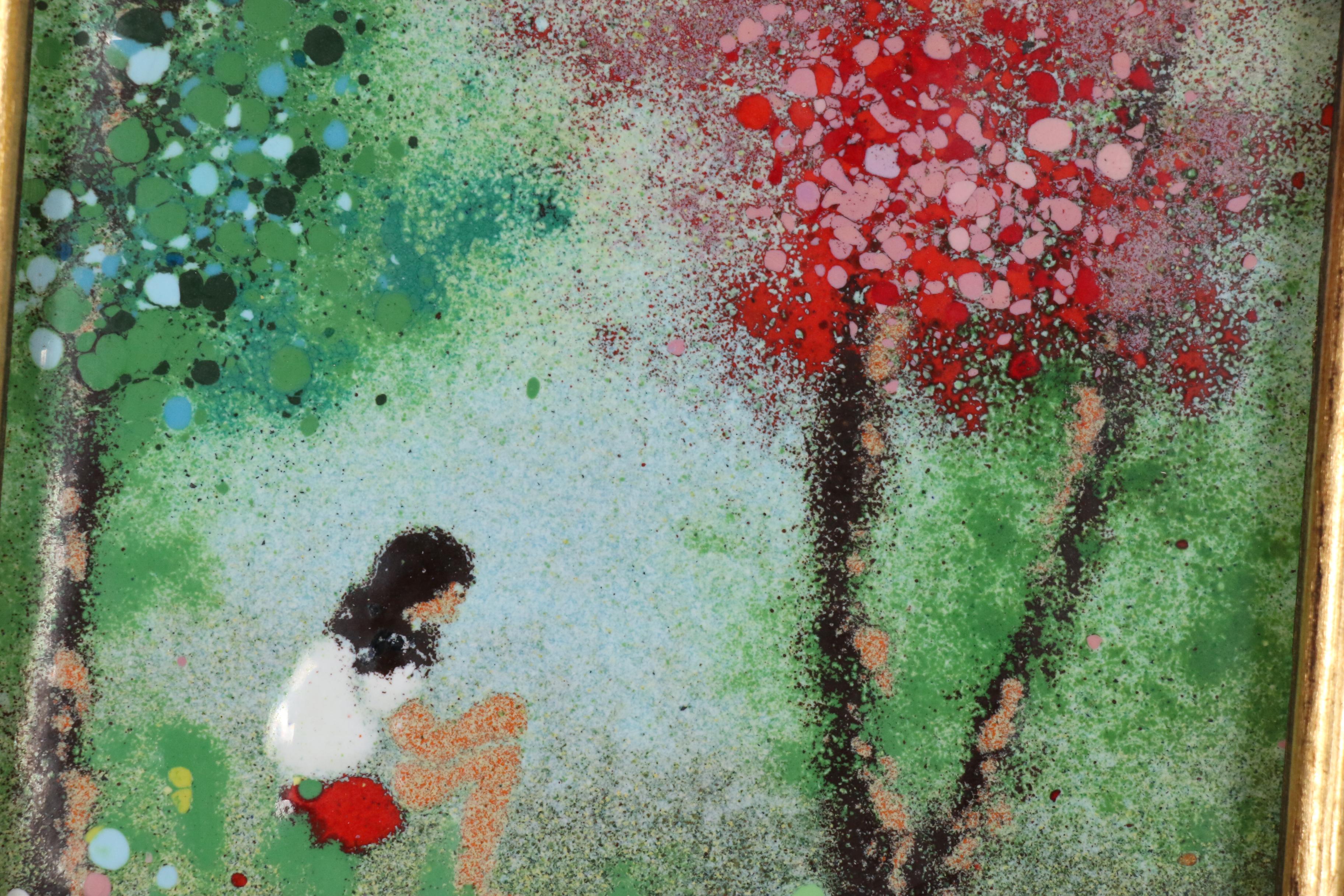 Louis Cardin Enamel Paintings and More