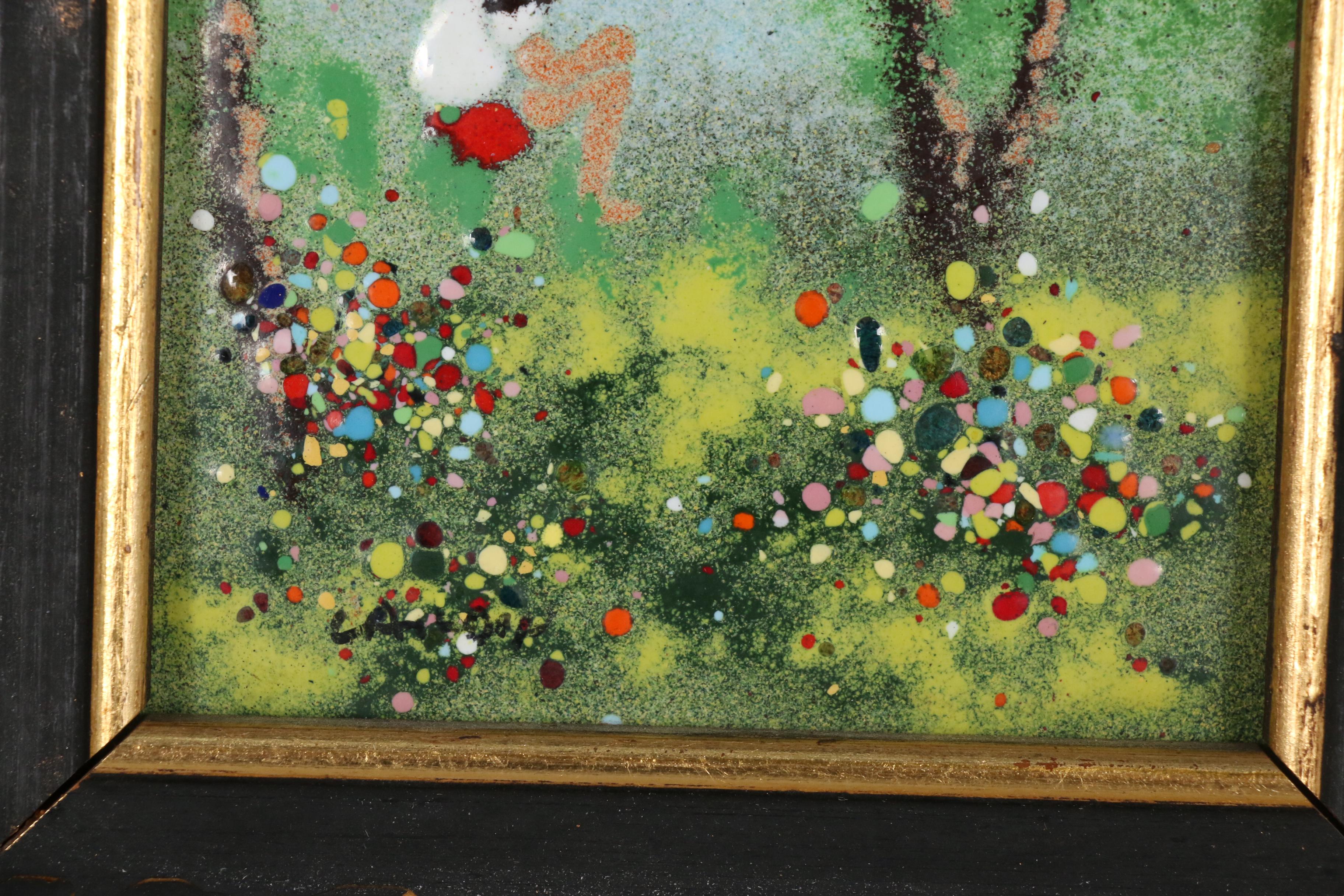 Louis Cardin Enamel Paintings and More