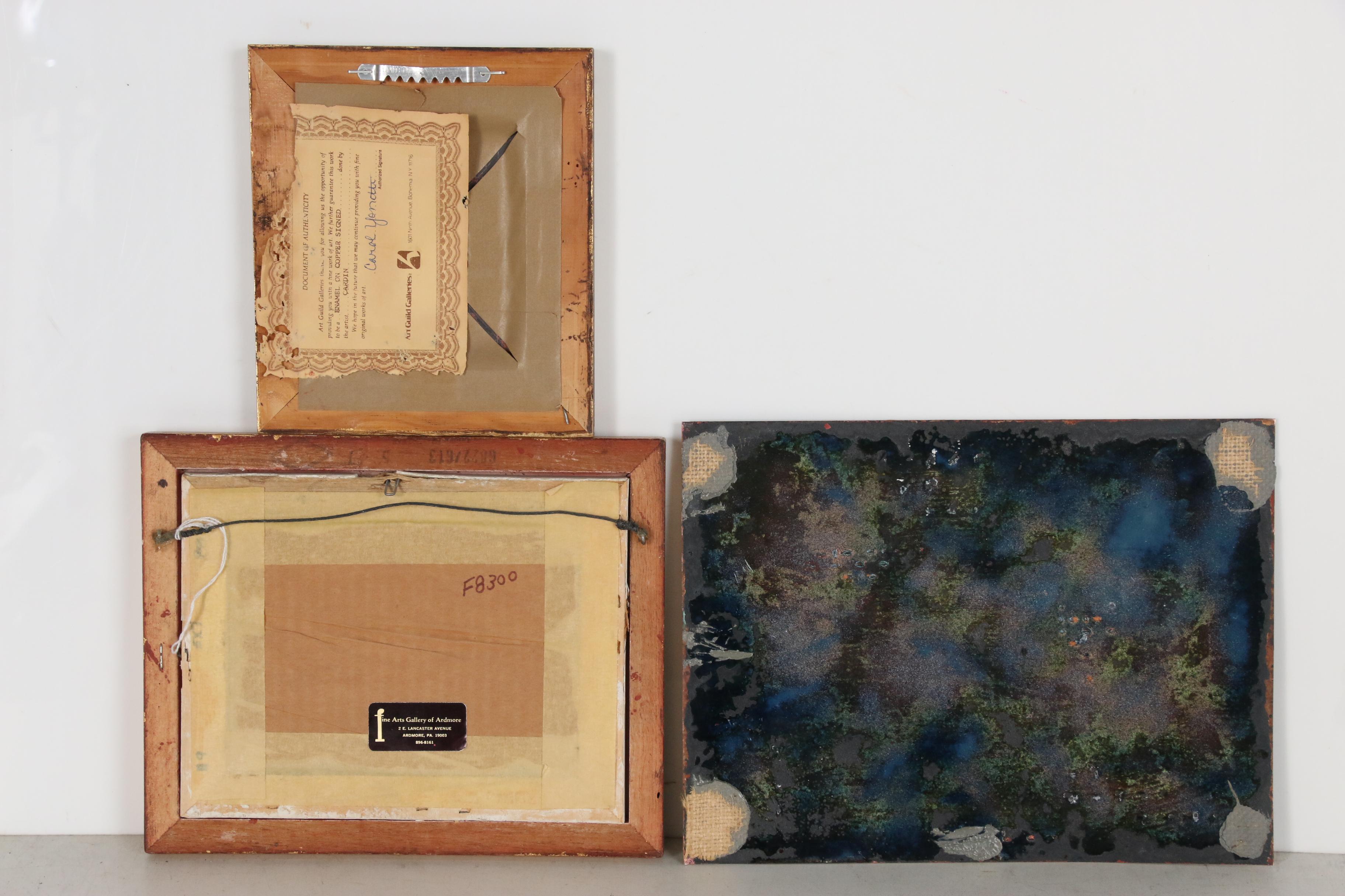 Louis Cardin Enamel Paintings and More