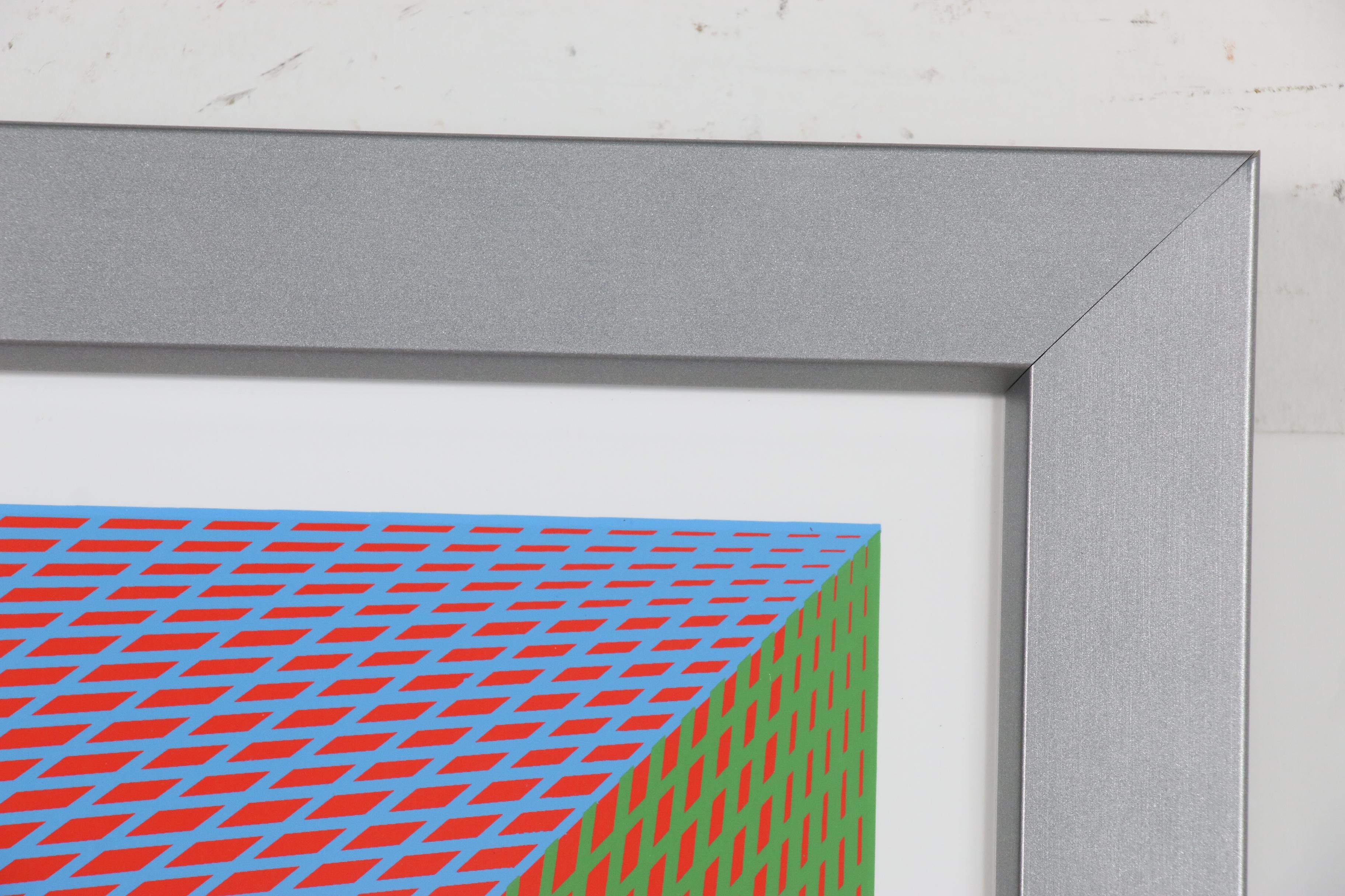 Richard Anuszkiewicz Op Art Serigraph, 1997