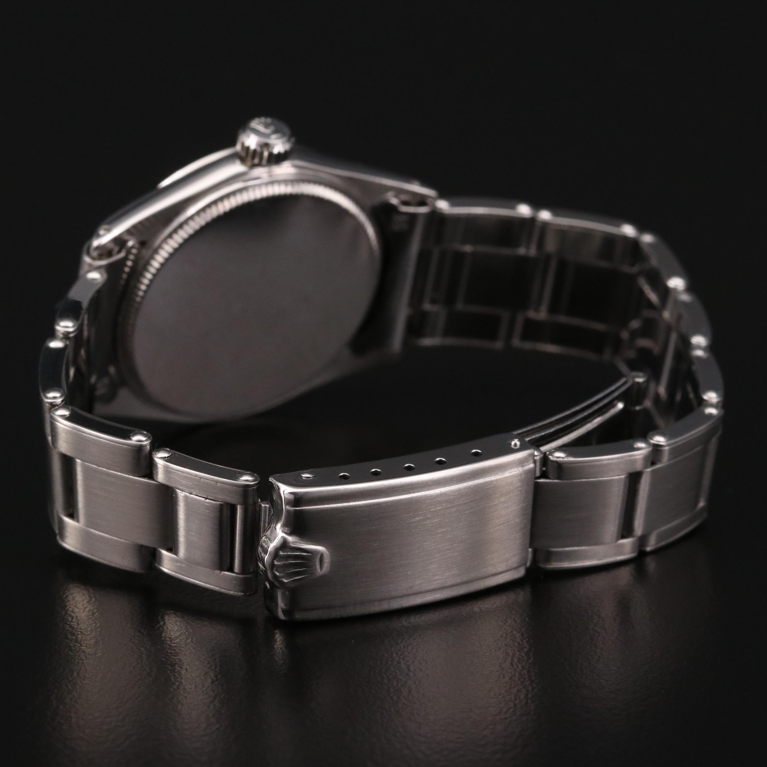 Vintage Rolex Oyster SpeedKing Precision Stainless Steel Stem Wind Watch