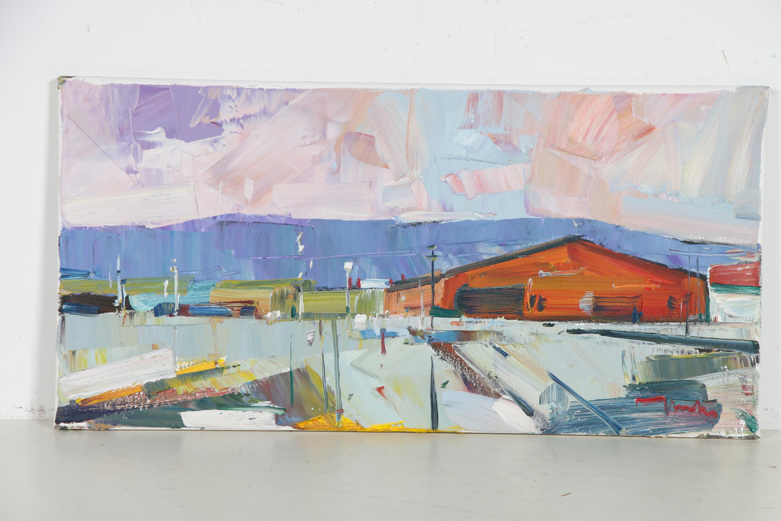 Jose Trujillo Oil Painting "The Ranch"