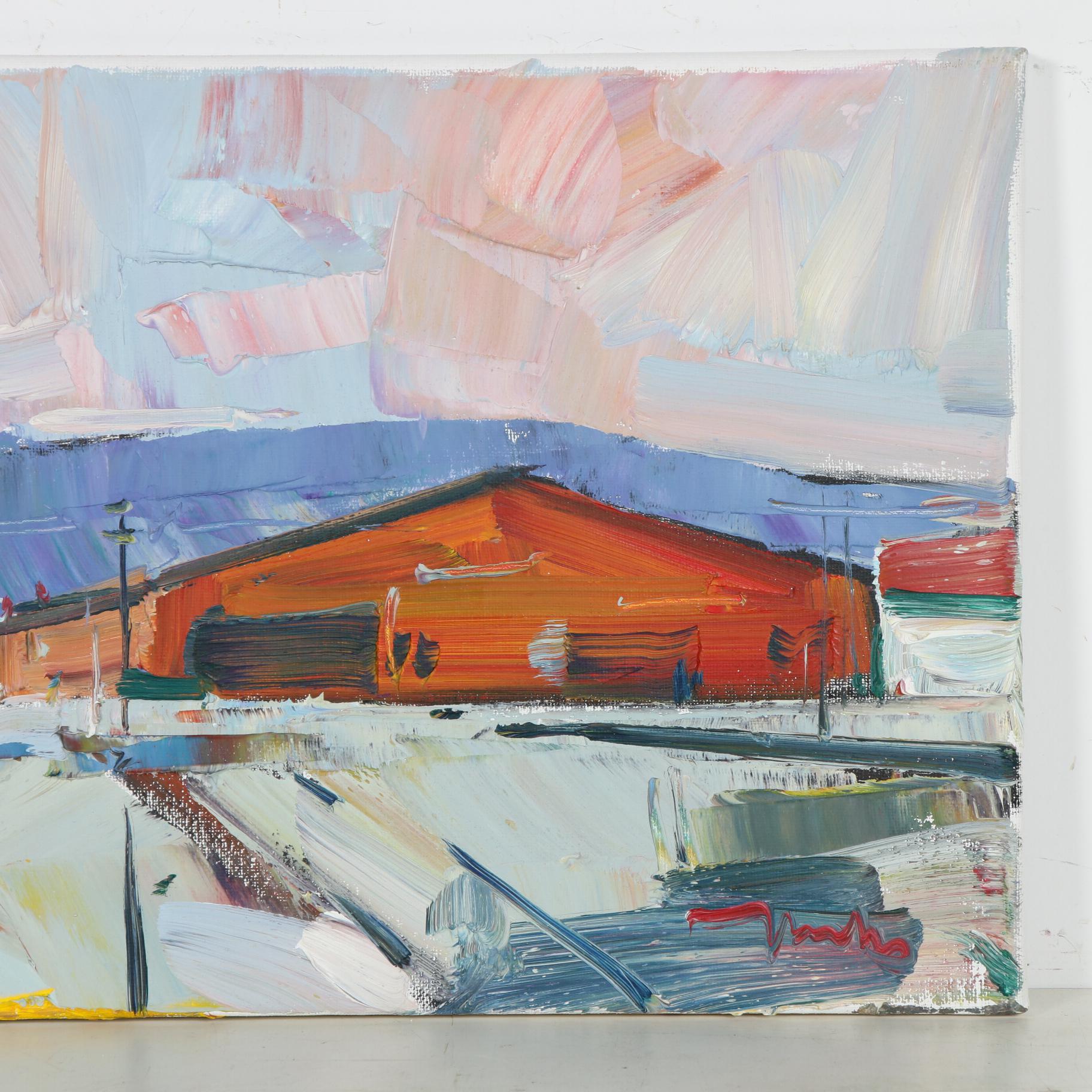 Jose Trujillo Oil Painting "The Ranch"