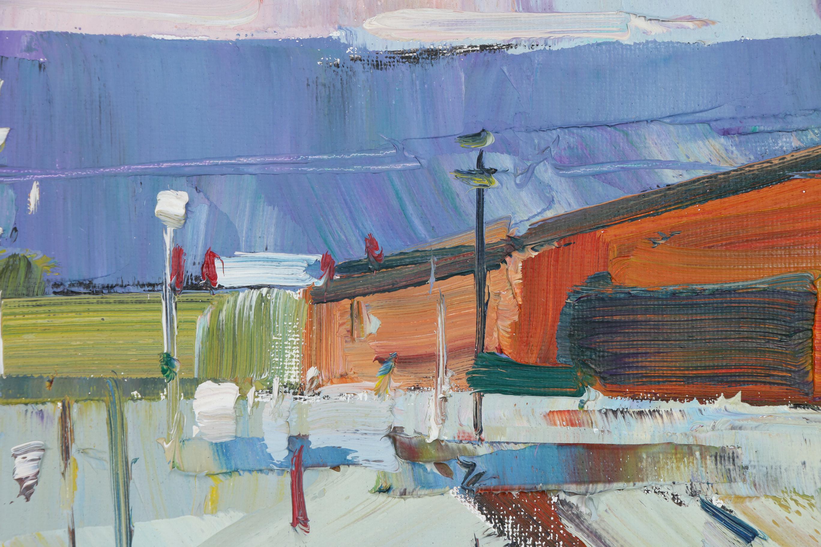 Jose Trujillo Oil Painting "The Ranch"