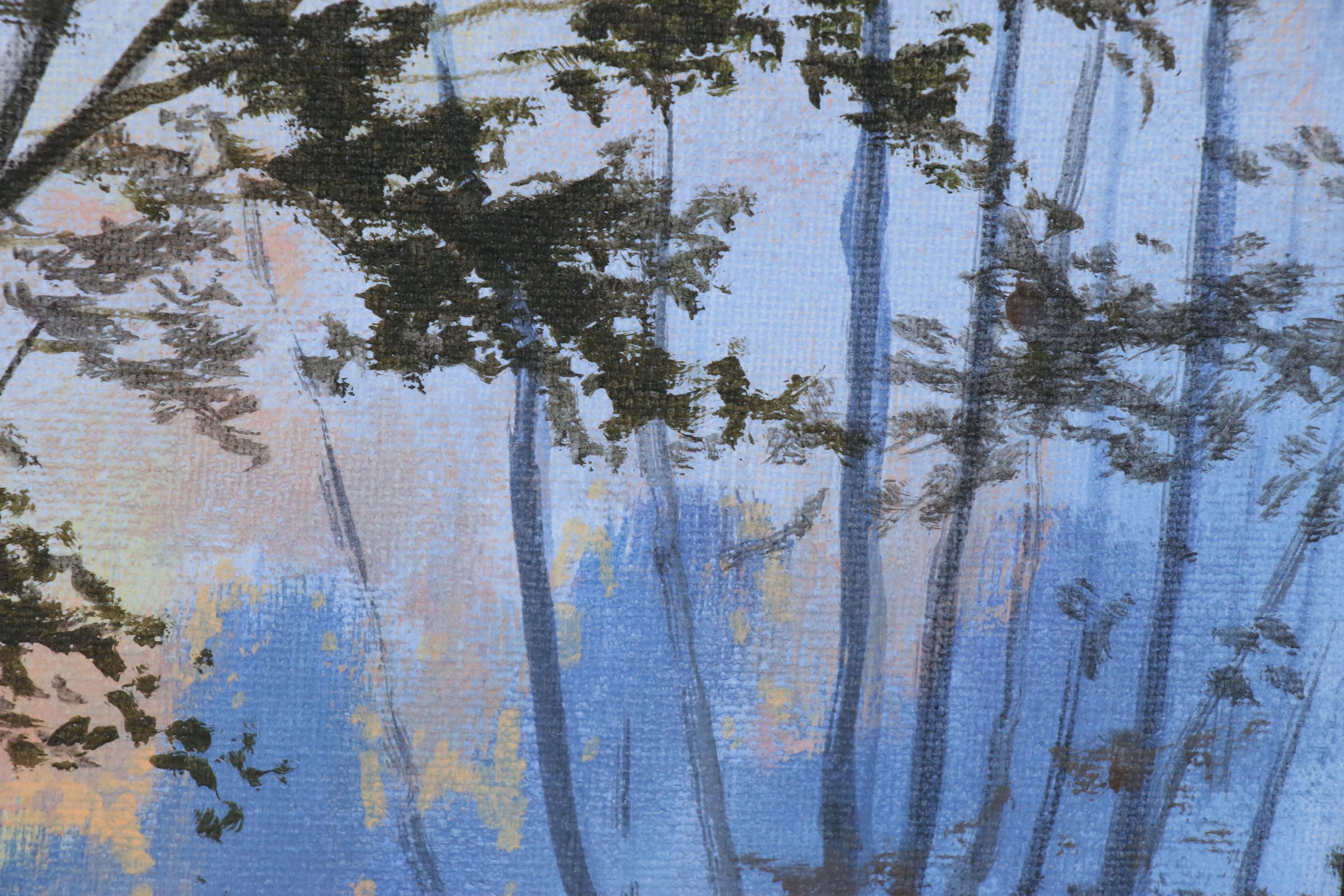 Douglas “Bumo” Johnpeer Landscape Oil Painting "Morning Creek"