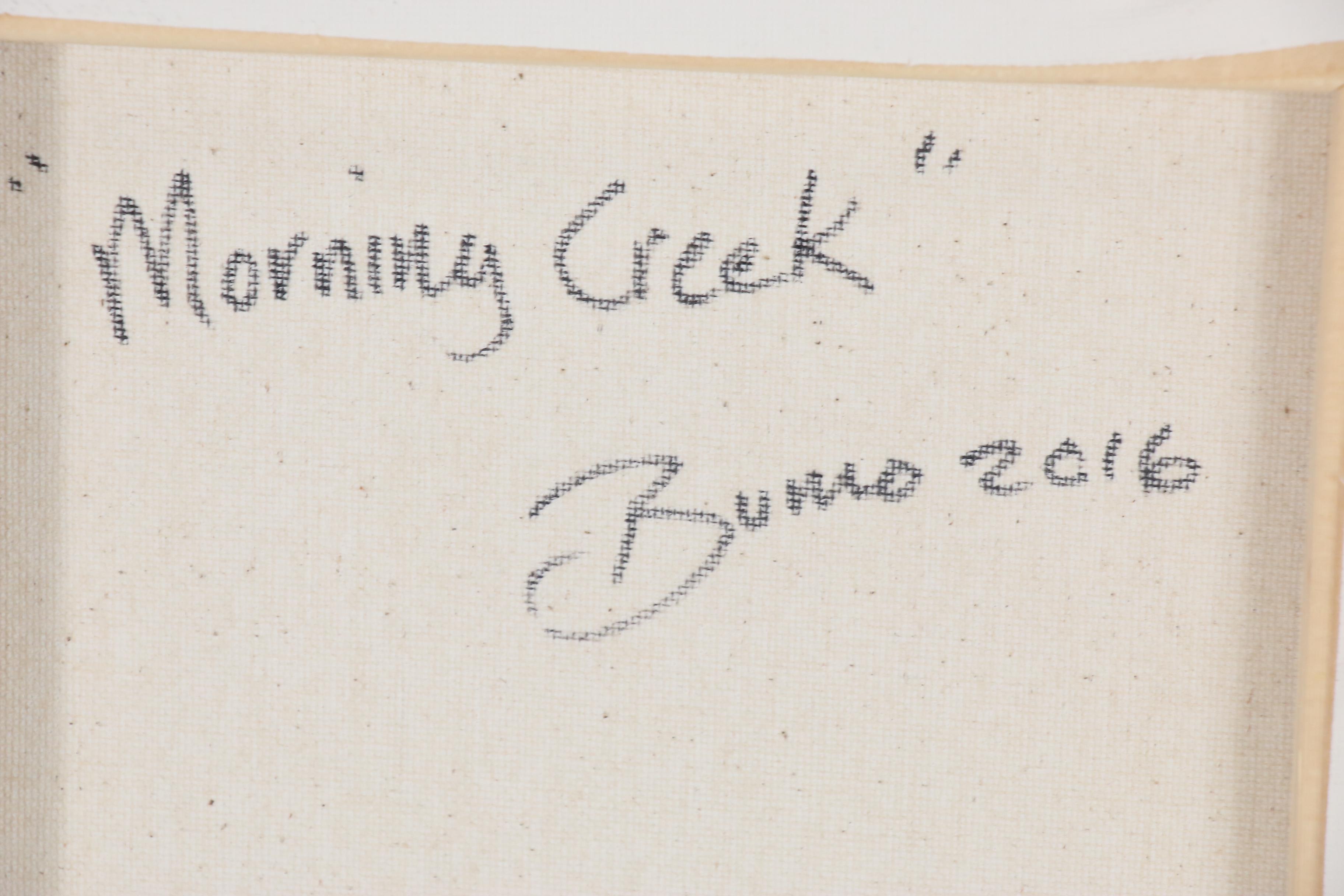 Douglas “Bumo” Johnpeer Landscape Oil Painting "Morning Creek"