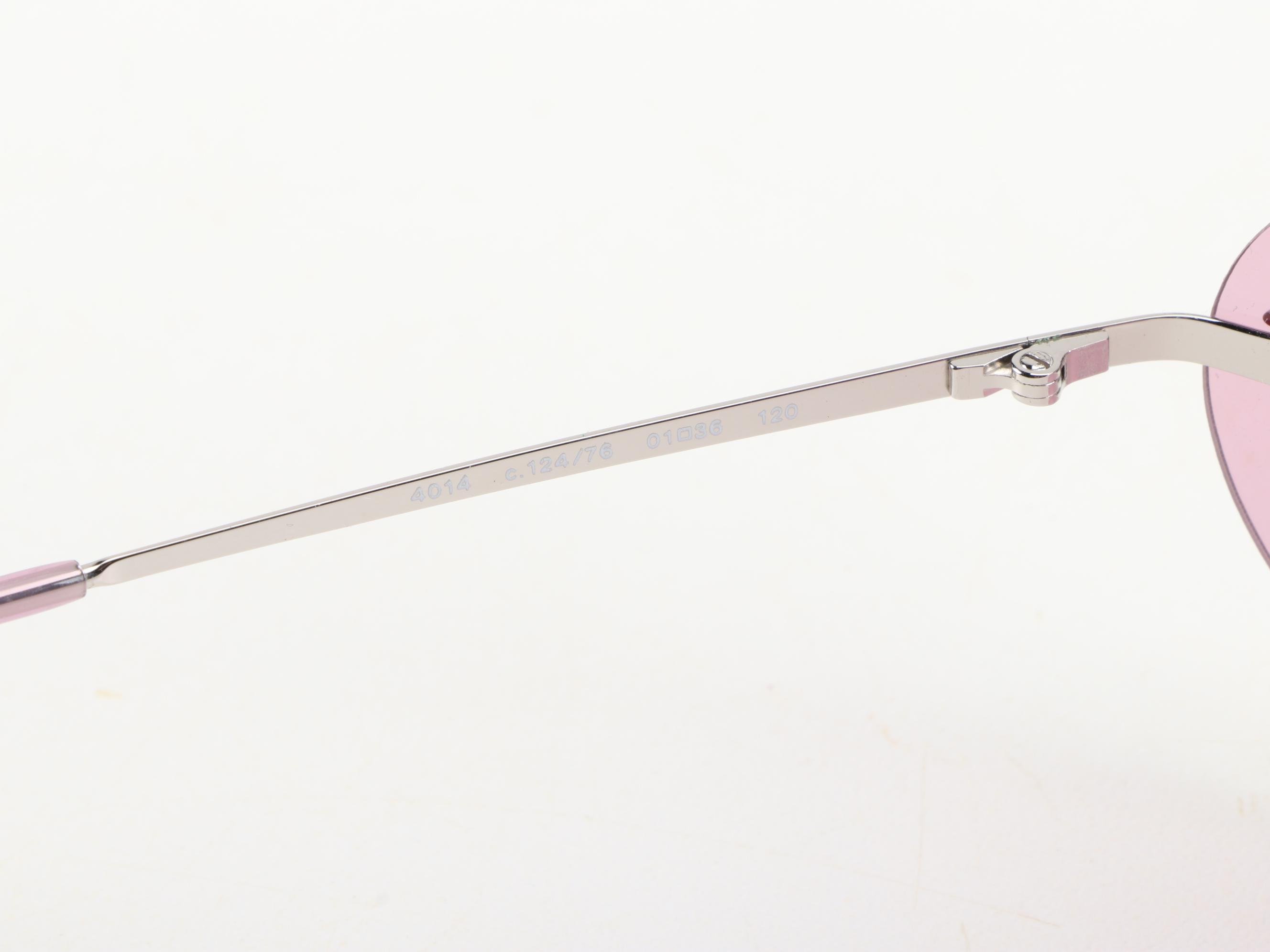 Chanel 4014 Tinted Shield Sunglasses with Case