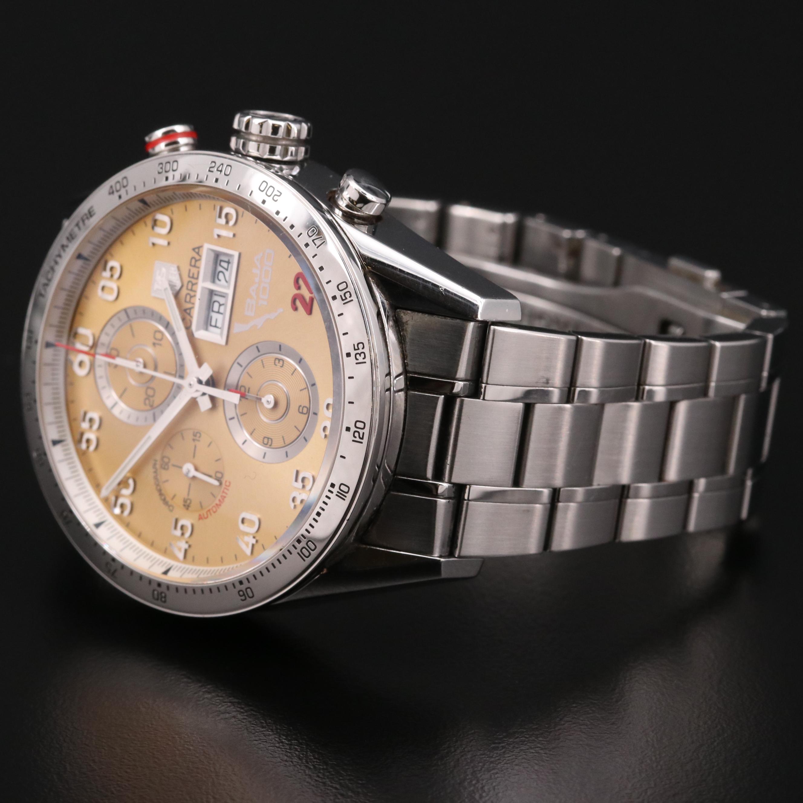 TAG Heuer Carrera Baja 1000 Chronograph Limited Steel Automatic Watch
