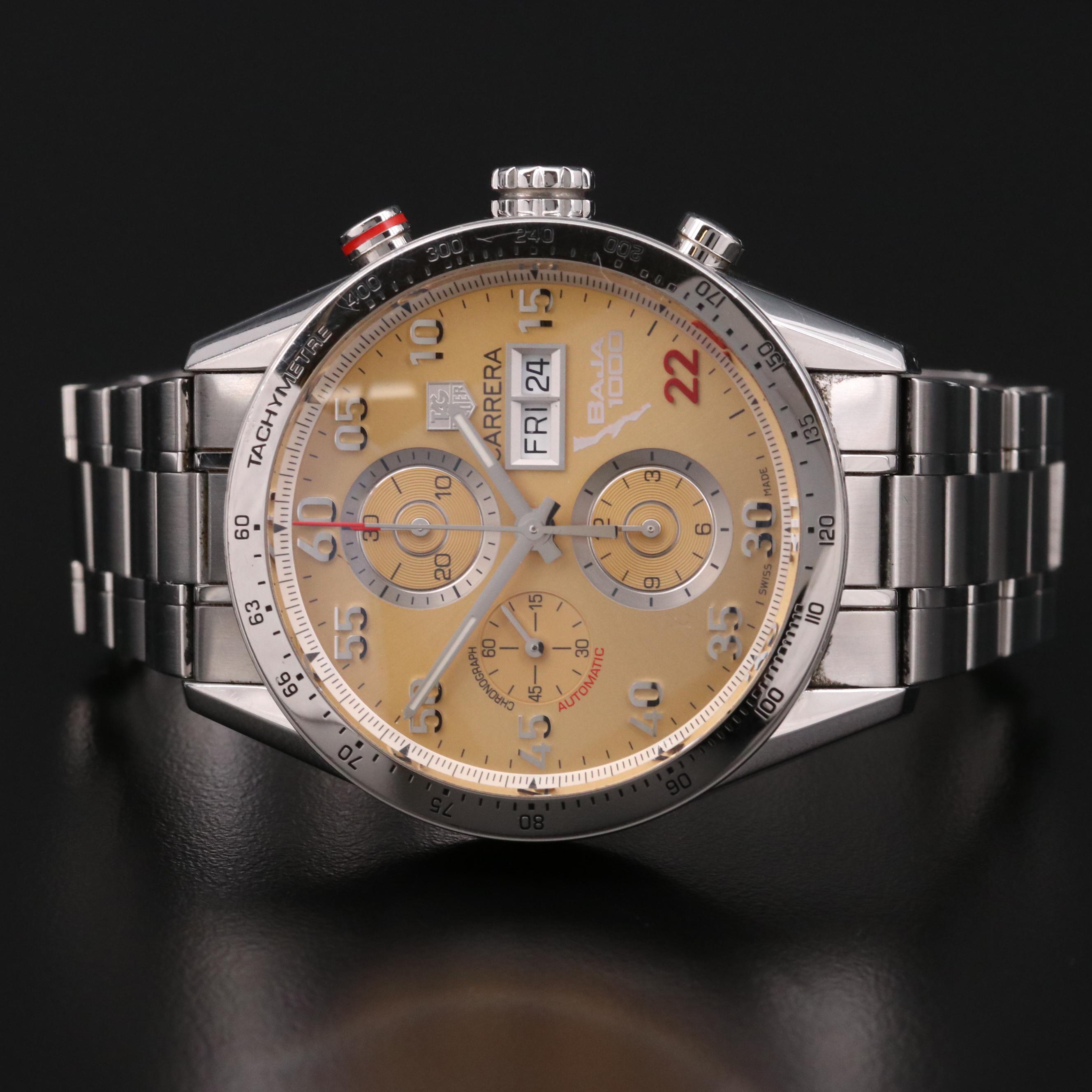 TAG Heuer Carrera Baja 1000 Chronograph Limited Steel Automatic Watch