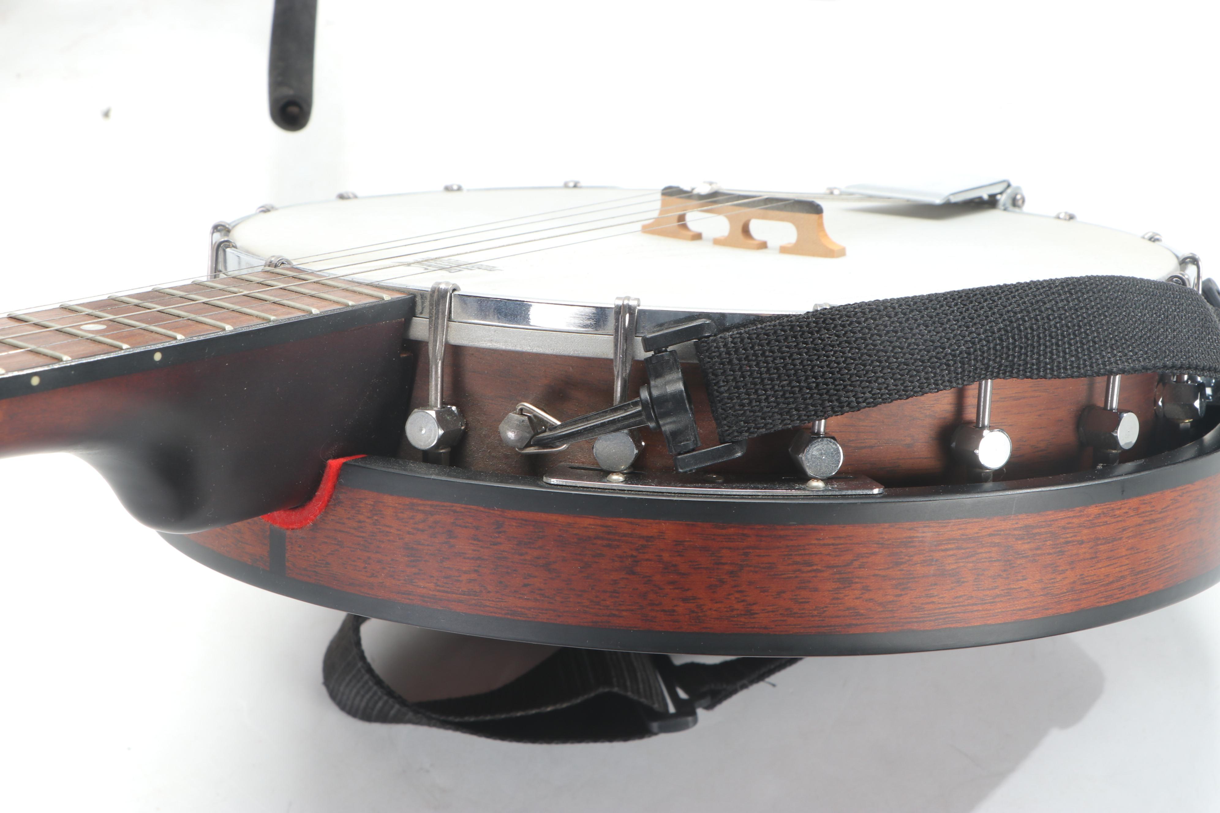 Johnson 5 String Banjo with Case