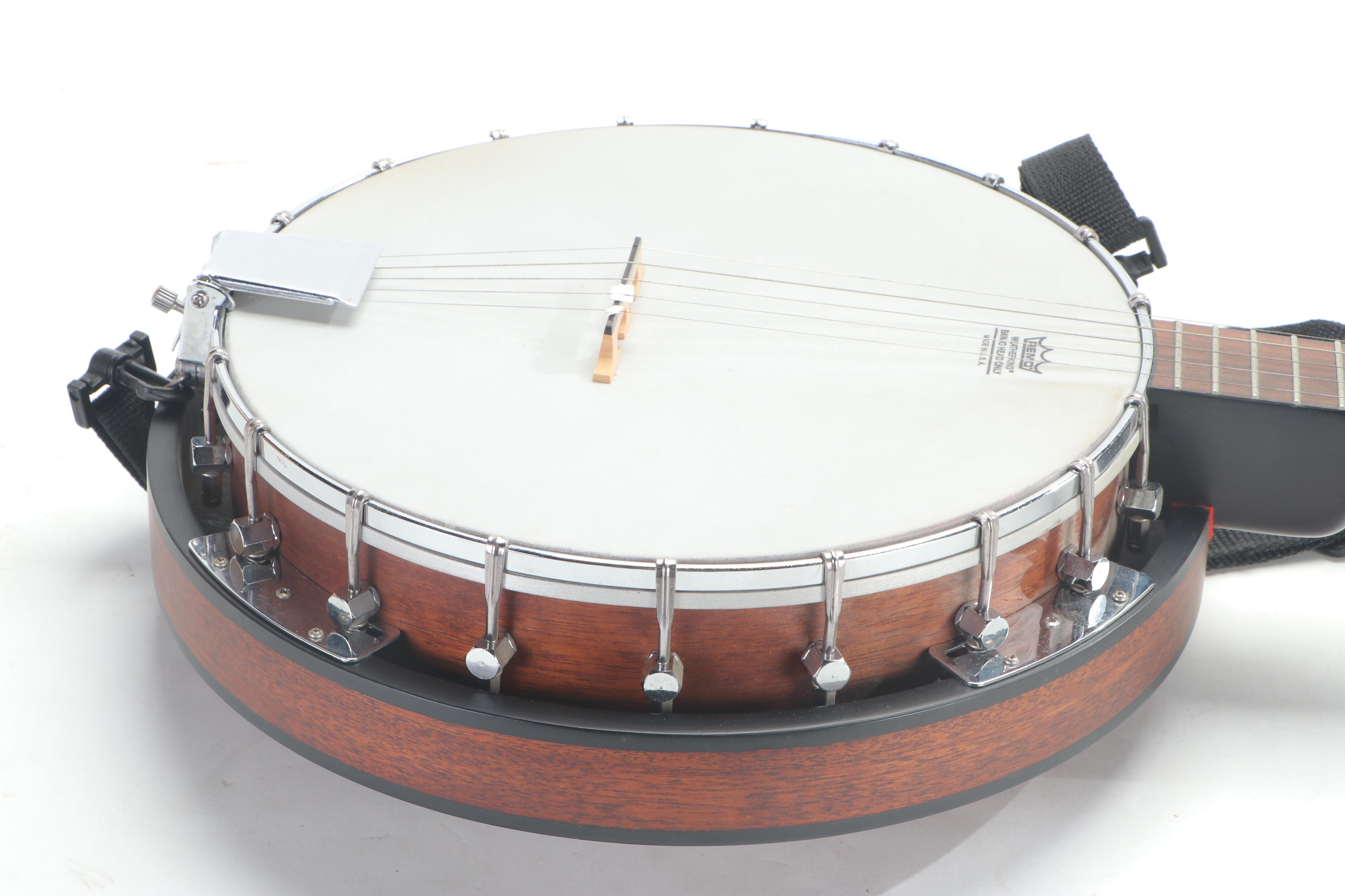 Johnson 5 String Banjo with Case