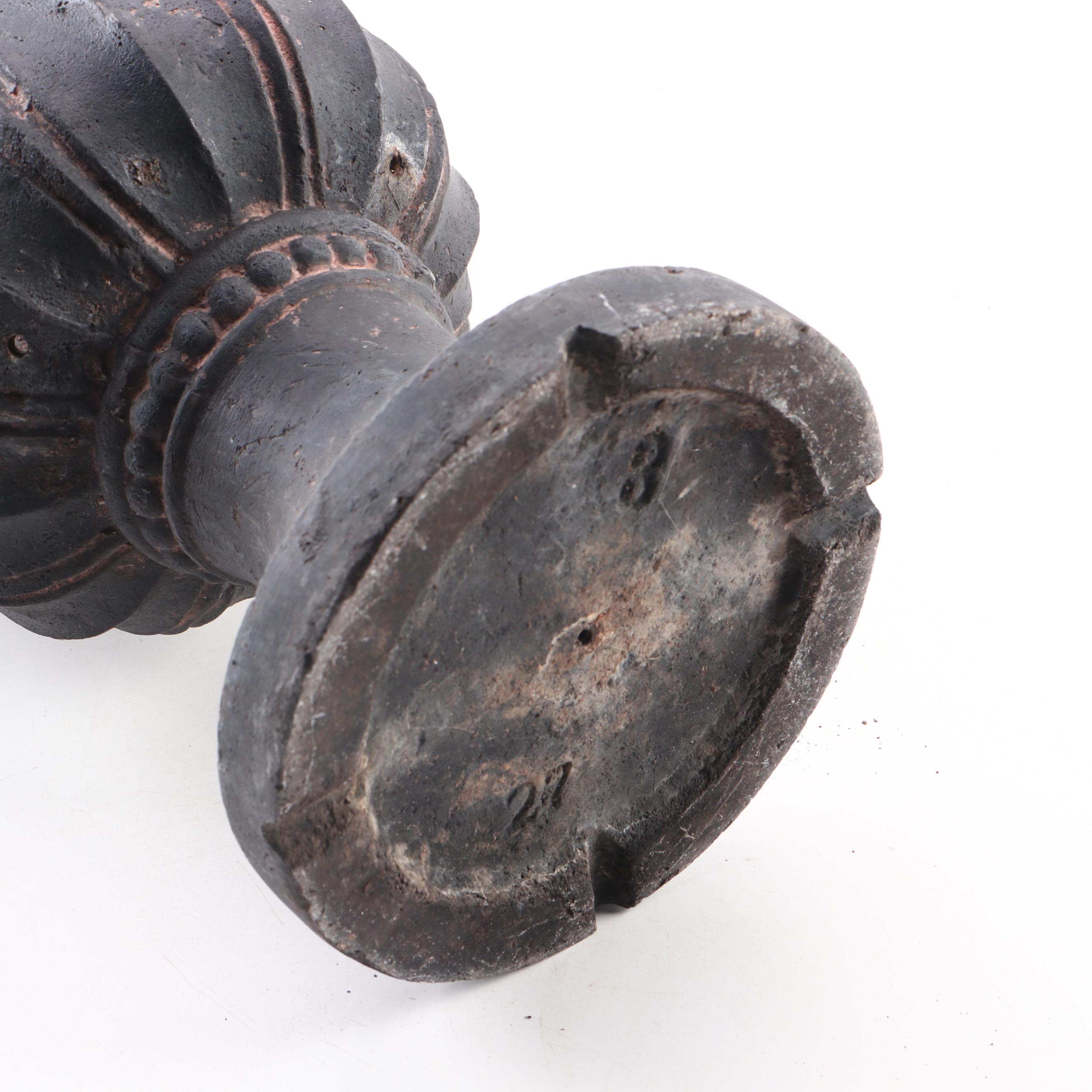 Peba Cast Stone Neoclassical Style Garden Urns with Drainage