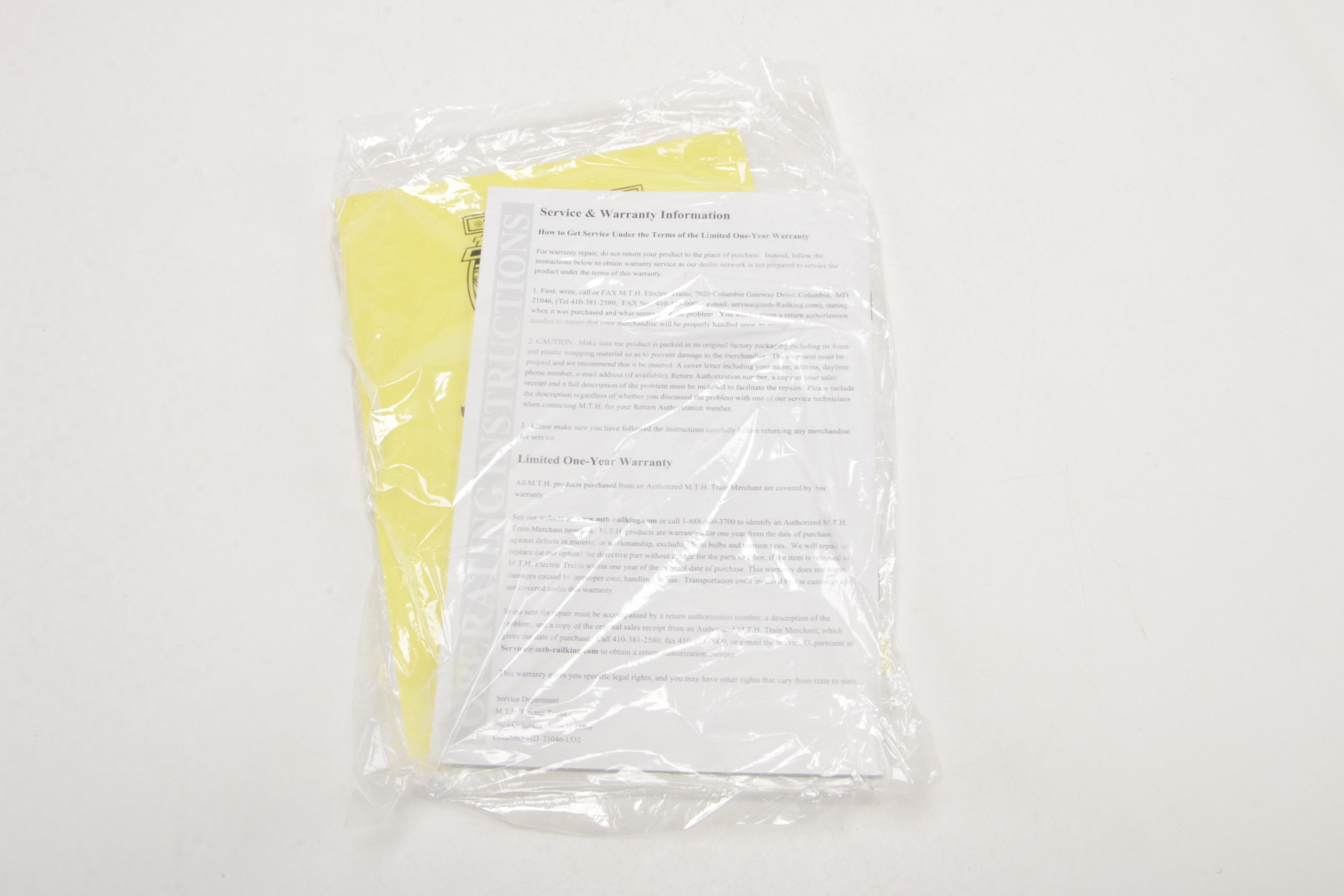 M.T.H. Scale F-3 ABA Burlington Model Train Set in Original Packaging