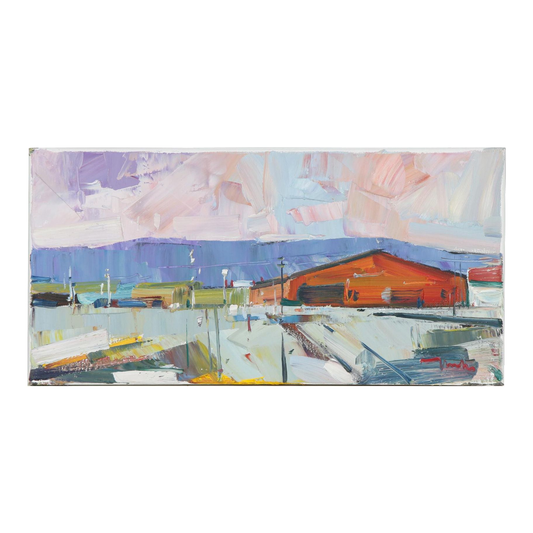 Jose Trujillo Oil Painting "The Ranch"