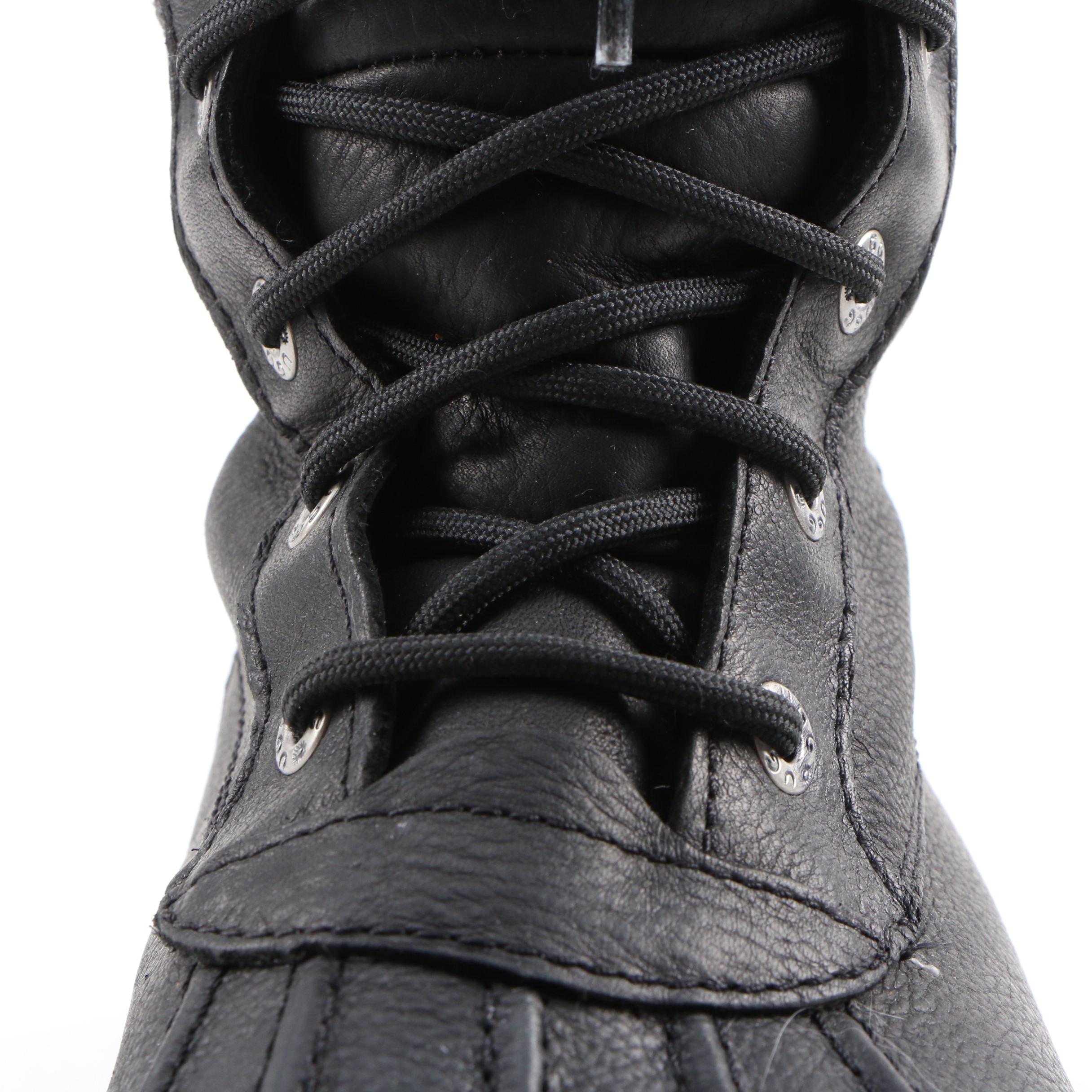 UGG Australia Adirondack Tall III Leather and Suede Shearling Boots