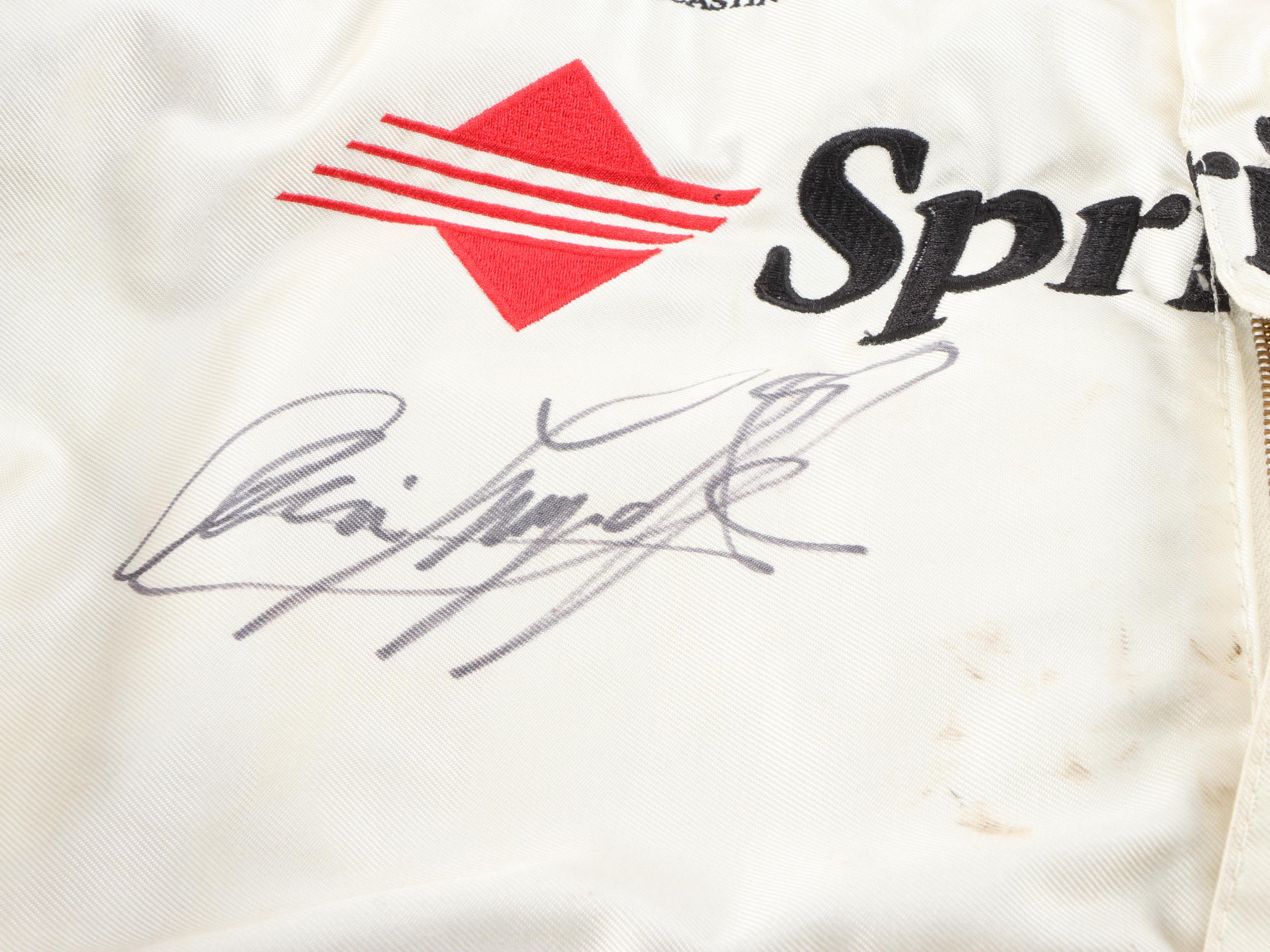 Arie Luyendyk Signed Simpson Racing Products Custom Suit and Shirts