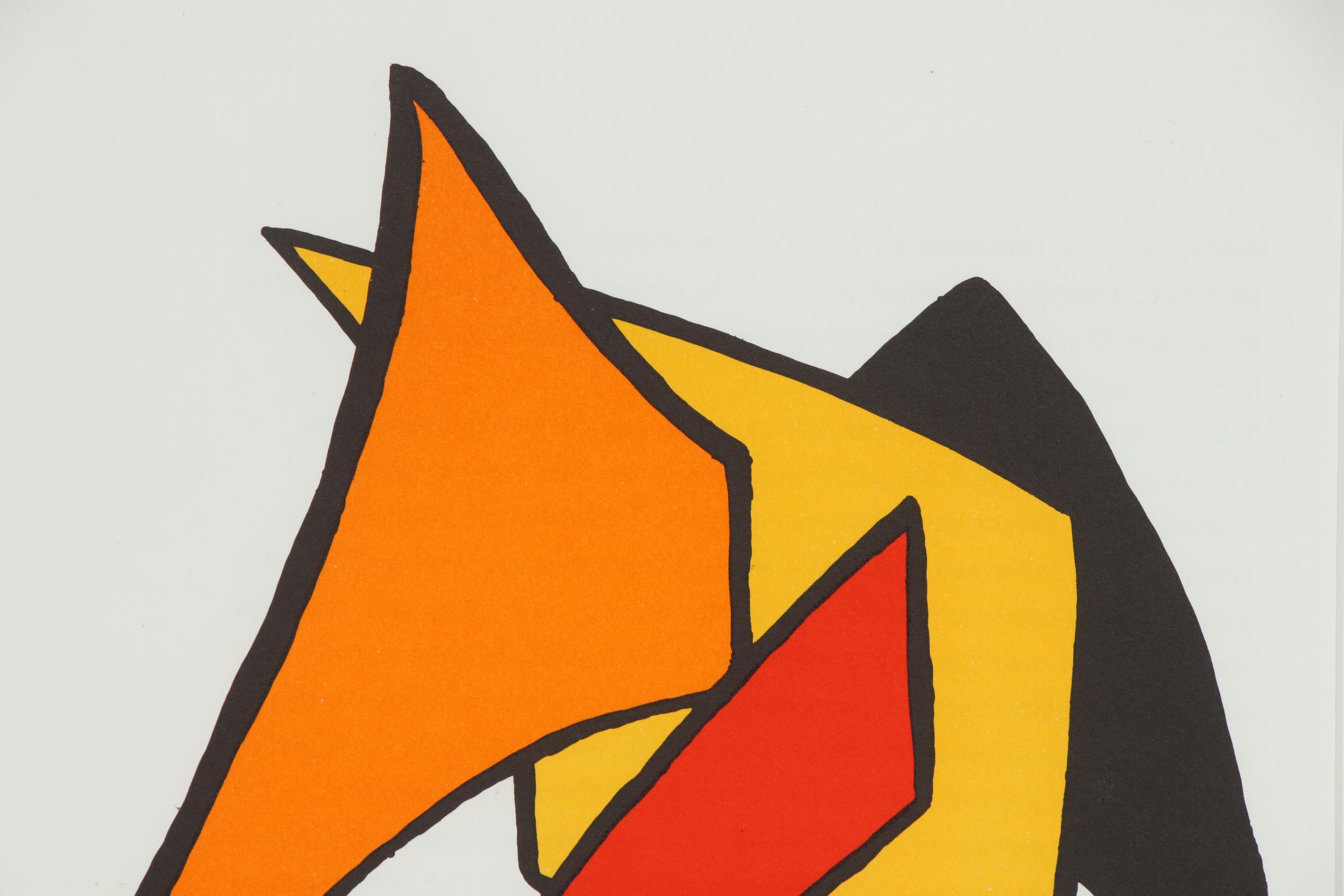 Alexander Calder Color Lithograph for "Derrière le Miroir", 1963