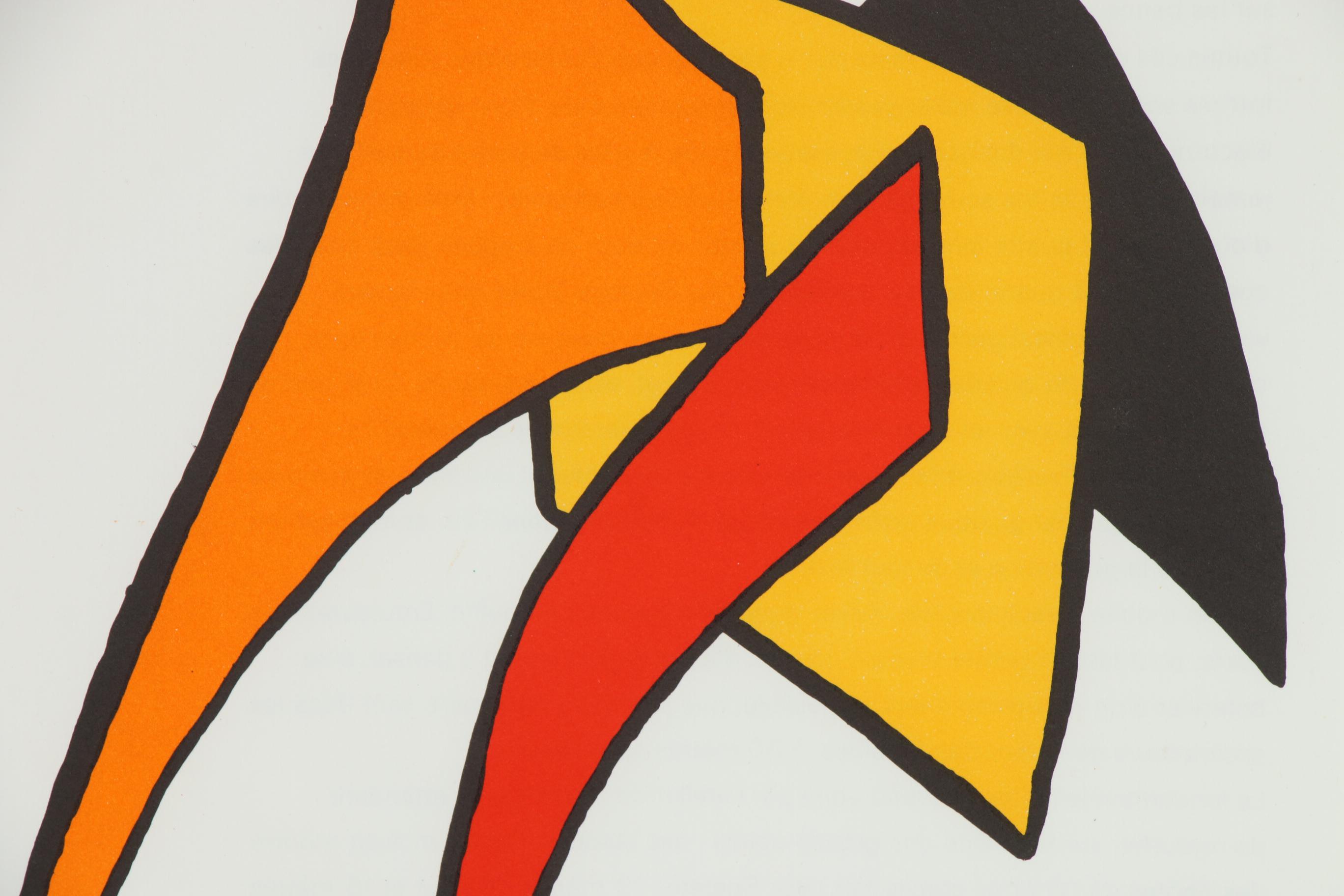 Alexander Calder Color Lithograph for "Derrière le Miroir", 1963