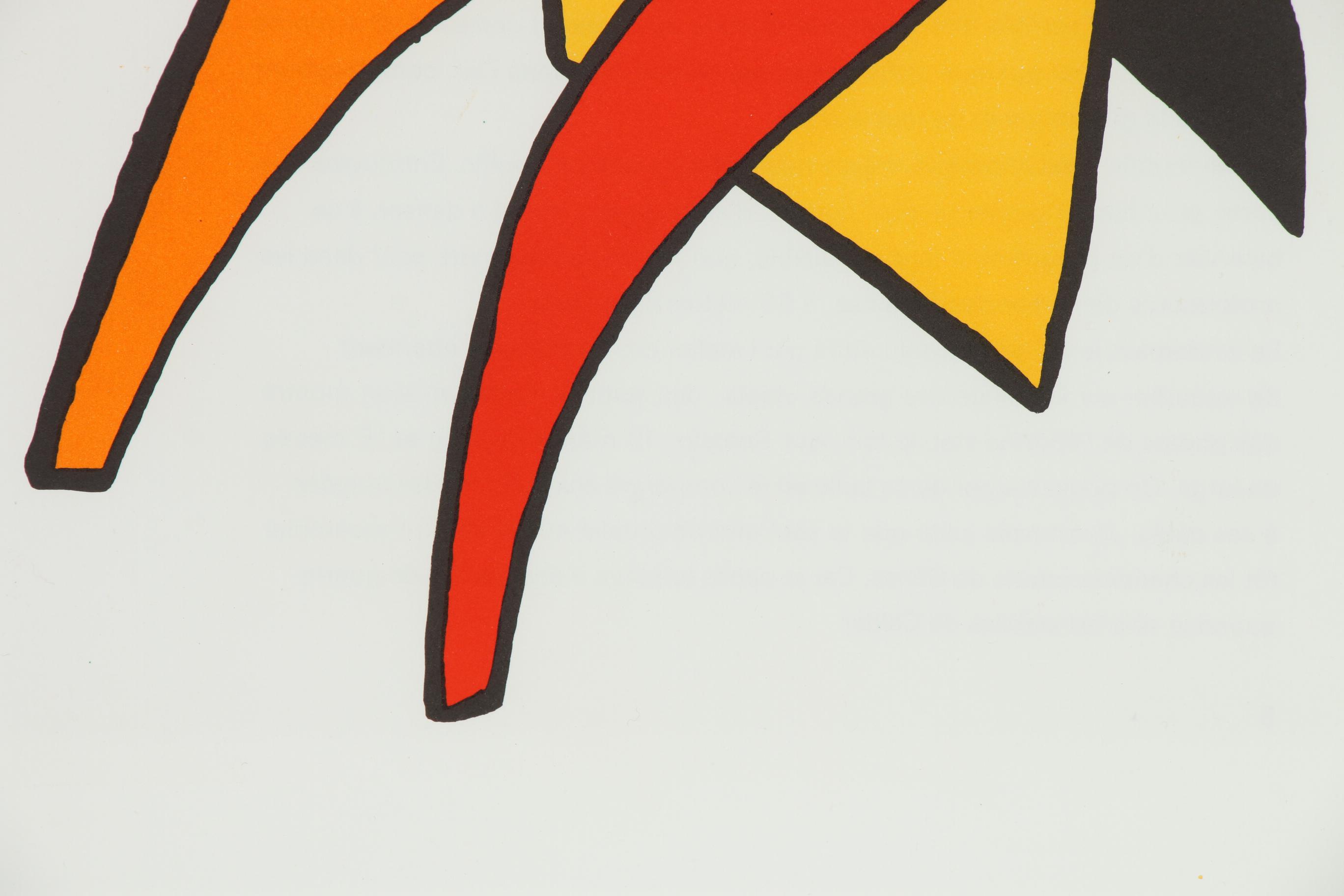 Alexander Calder Color Lithograph for "Derrière le Miroir", 1963